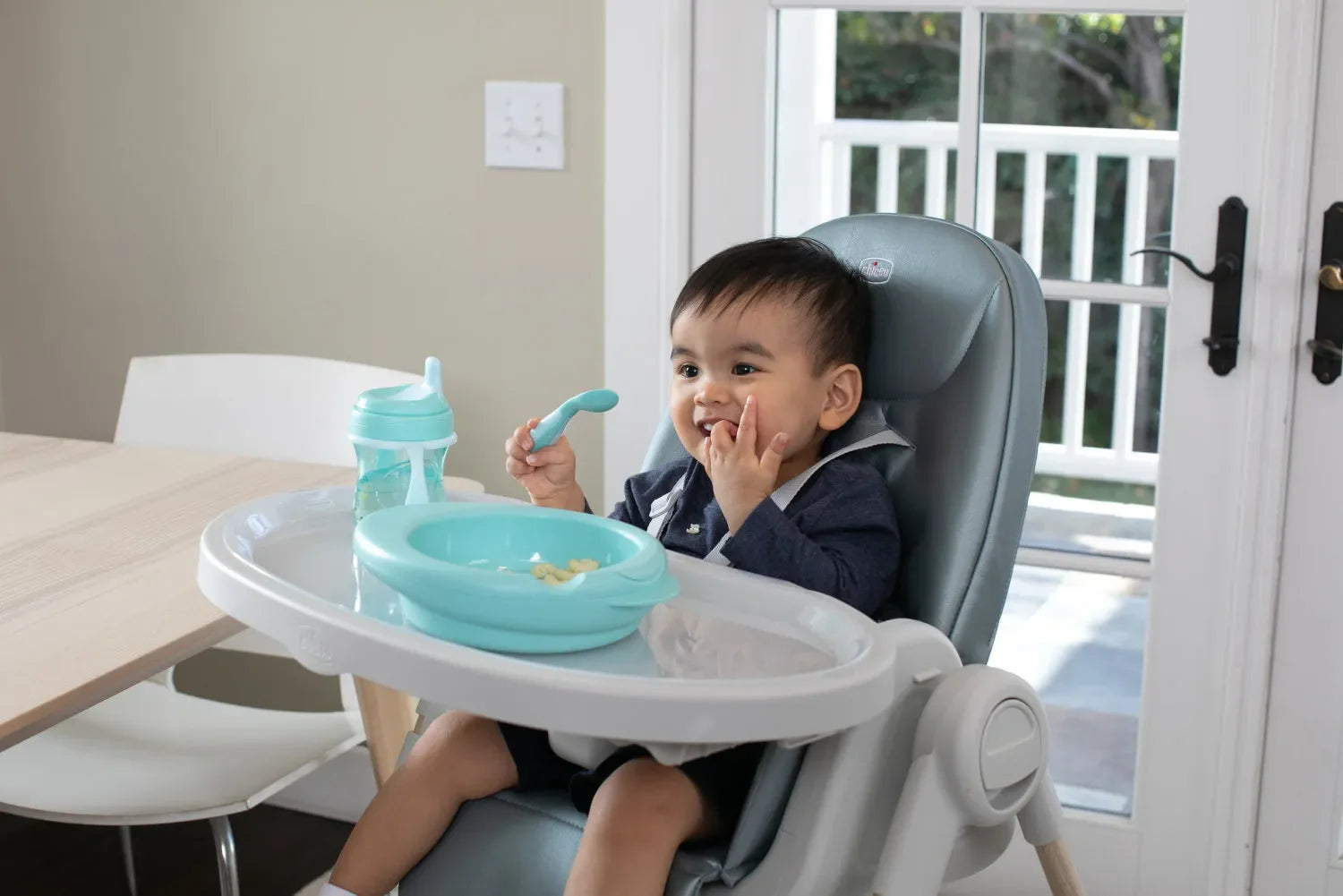 chicco First Spoon 8M+ Teal