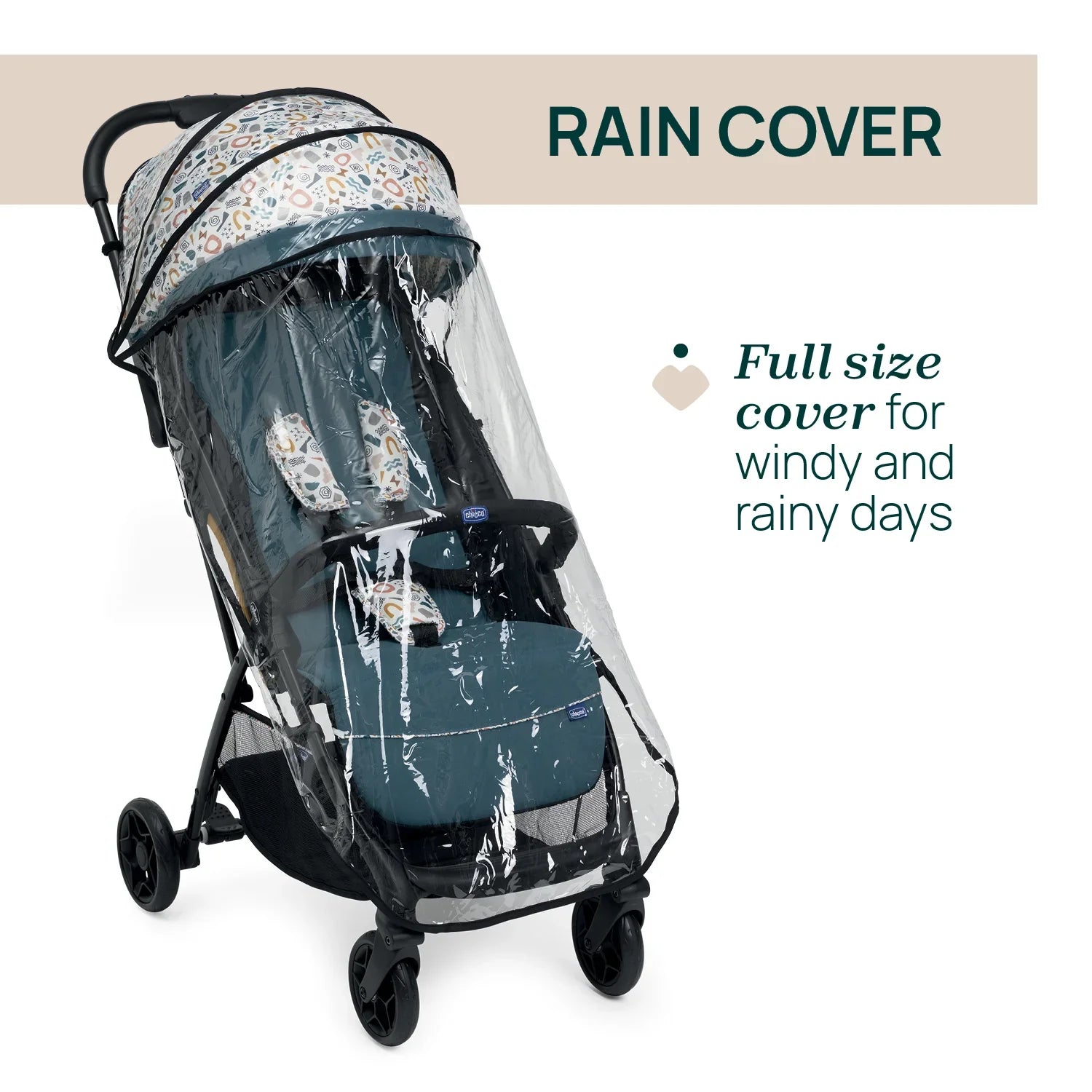 chicco Glee Joyful Teal Stroller