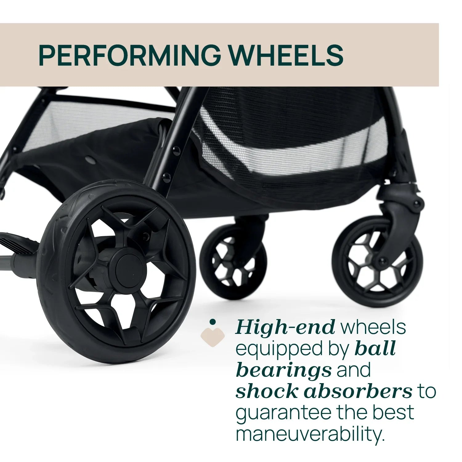 chicco Glee Uneven Black Stroller
