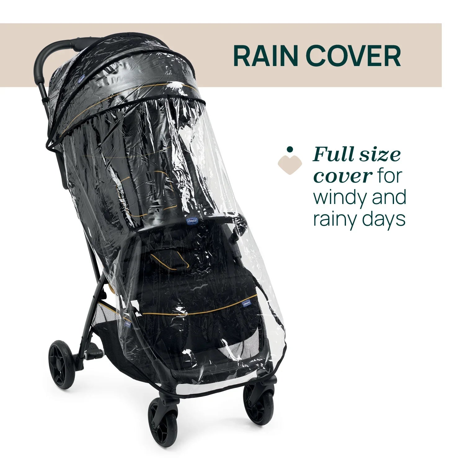 chicco Glee Uneven Black Stroller