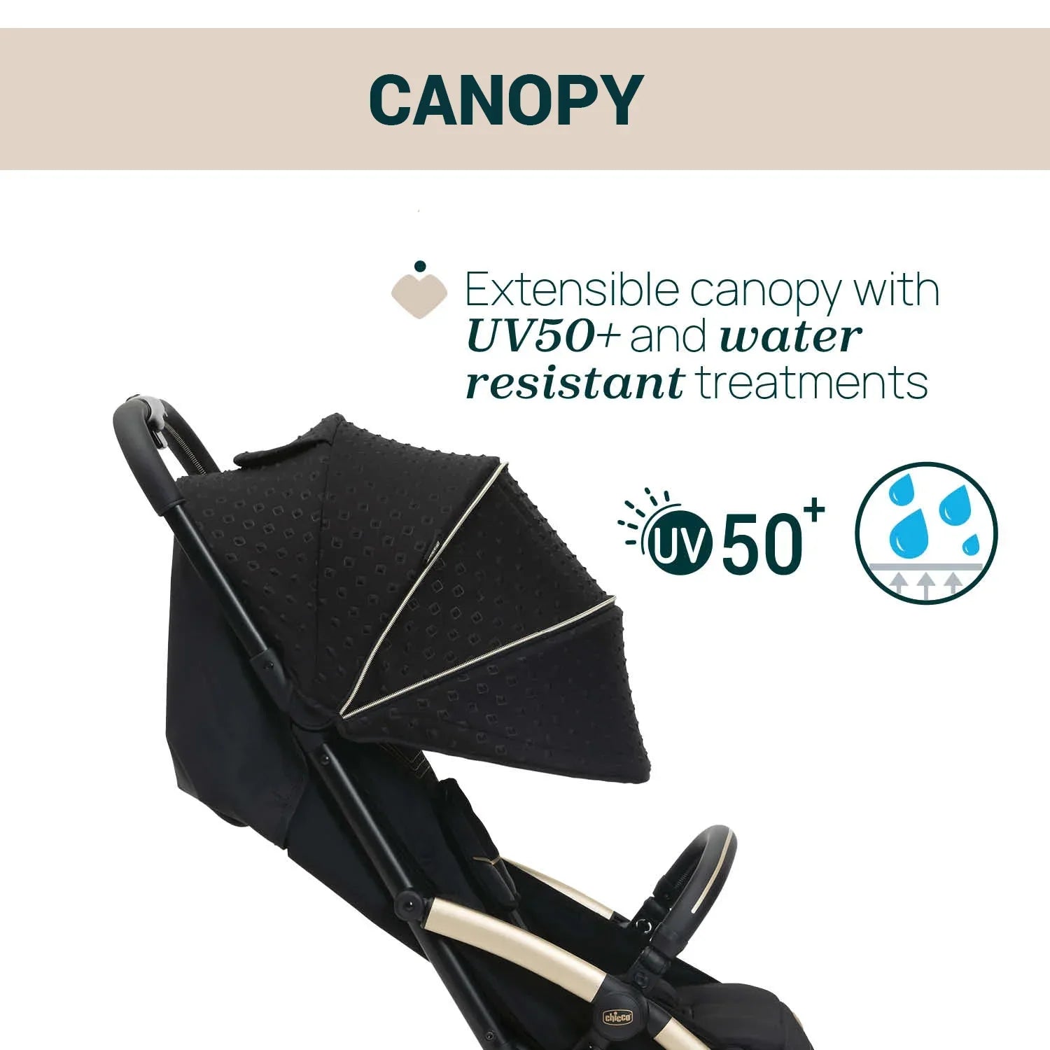 chicco Goody XPlus Black Re Lux Stroller