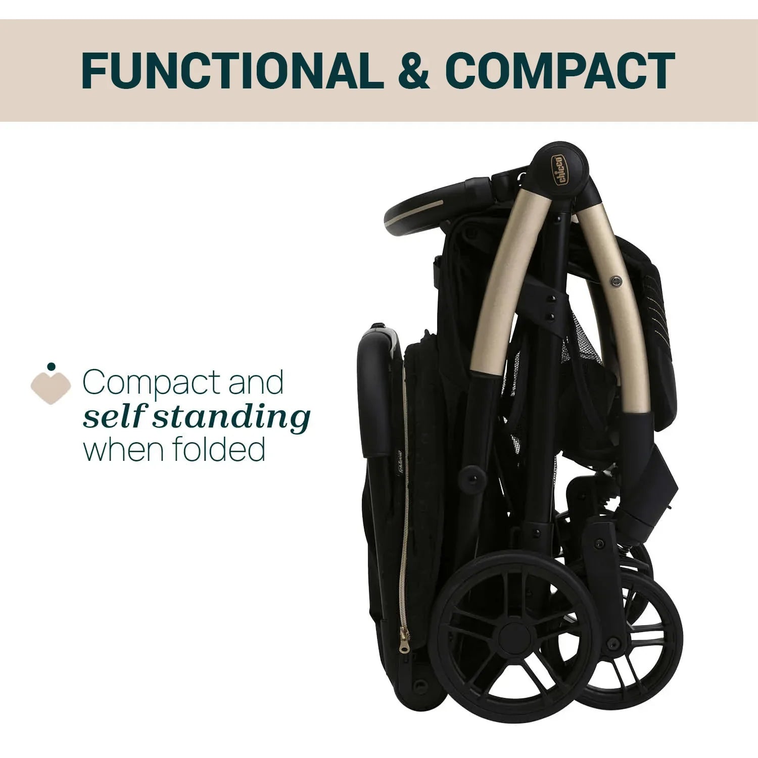 chicco Goody XPlus Black Re Lux Stroller