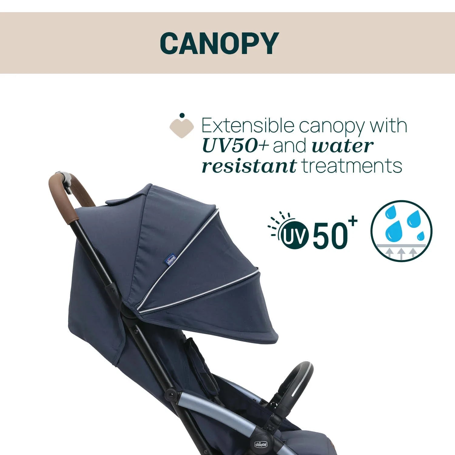 chicco Goody XPlus Radiant Blue Stroller