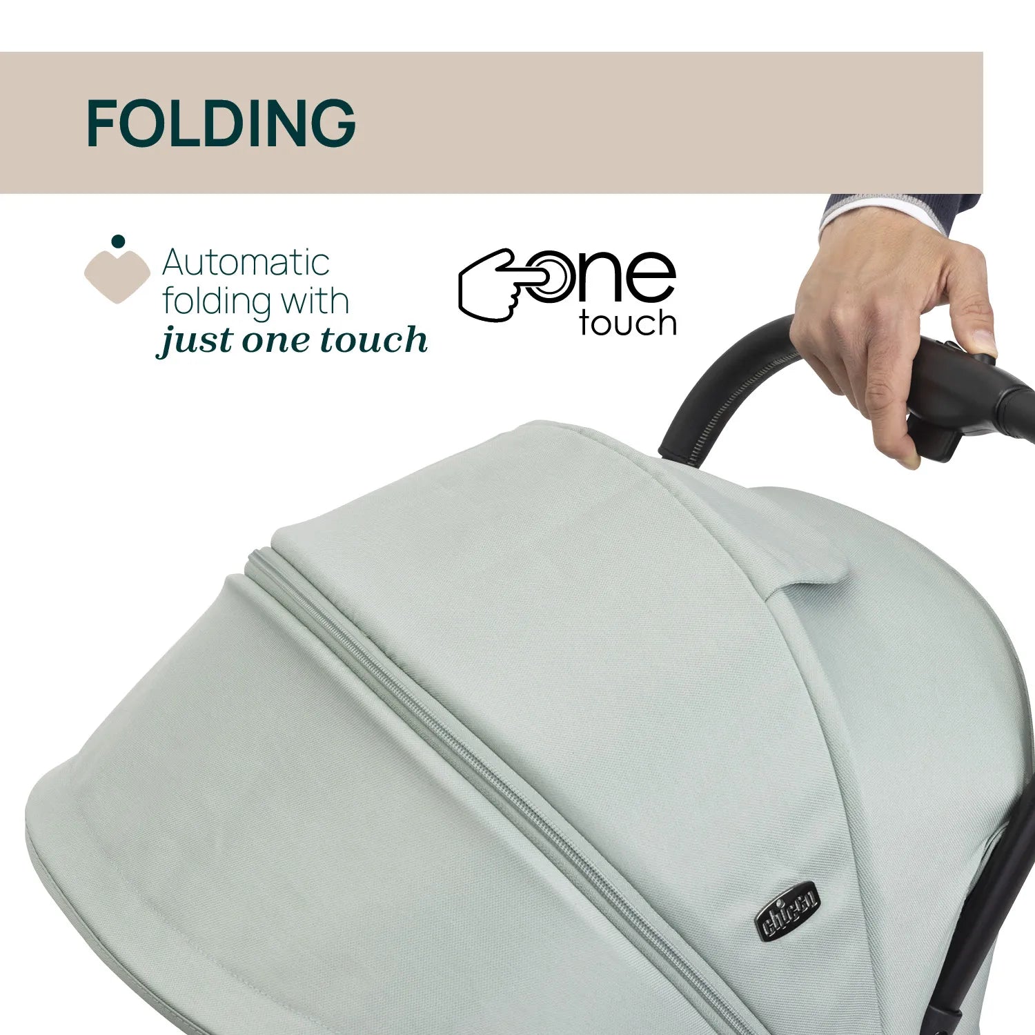 chicco Goody XPlus Sage Green Stroller