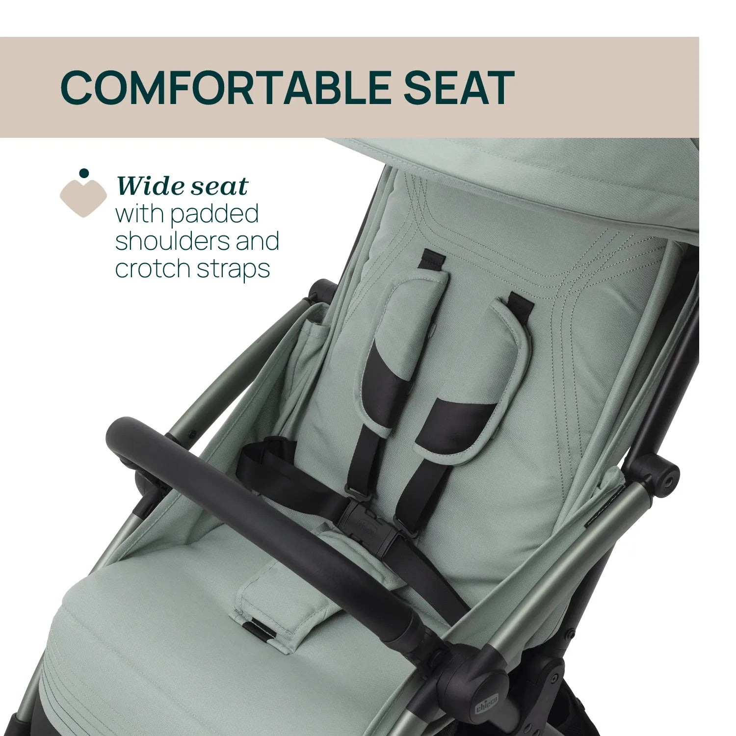 chicco Goody XPlus Sage Green Stroller