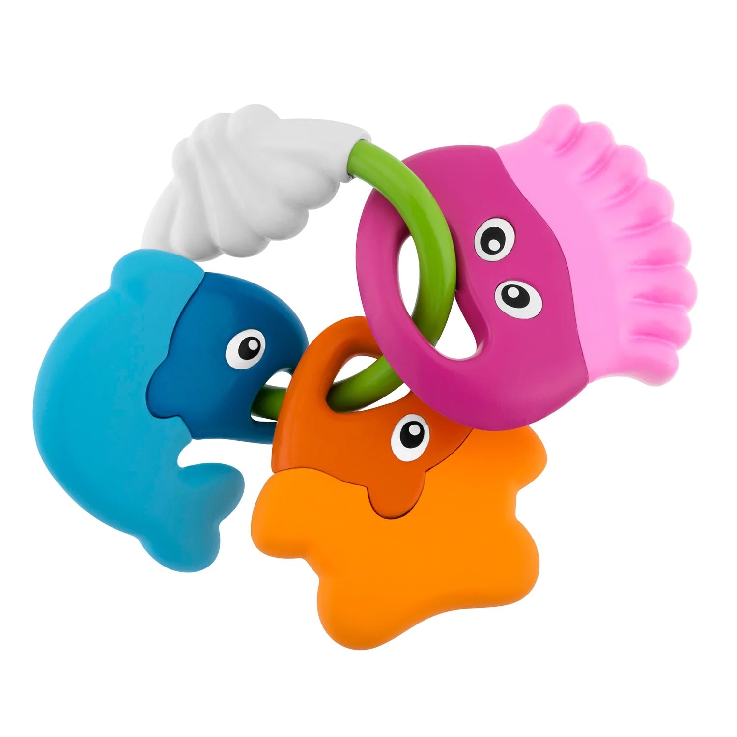 chicco Gums Rubbing Fishes Rattle