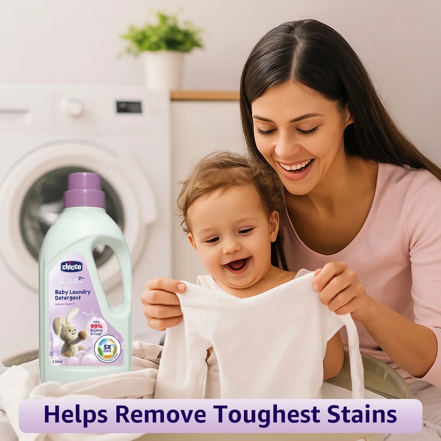 chicco Laundry Detergent Delicate Flowers 1000ml