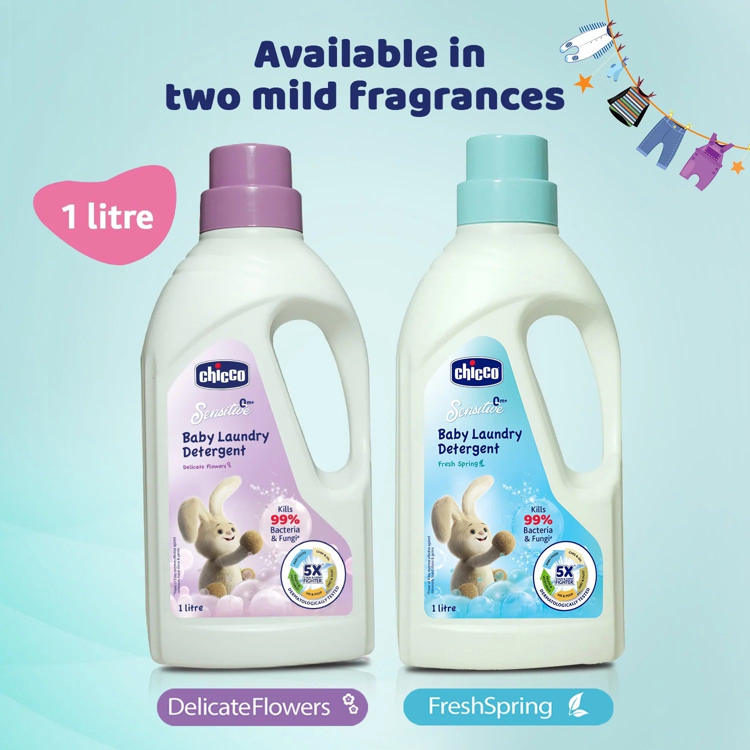chicco Laundry Detergent Fresh Spring 1000ml