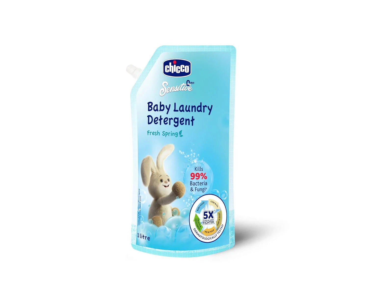 chicco Laundry Detergent Fresh Spring 1000ml Refil Pack