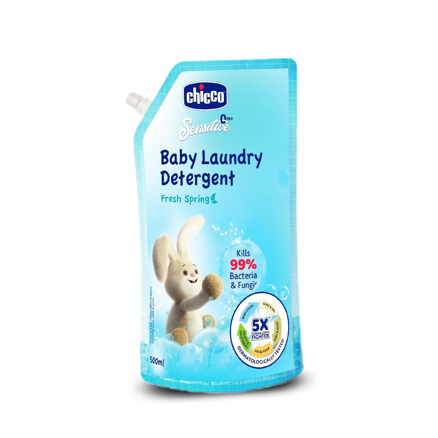 chicco Laundry Detergent Fresh Spring 500ml Refil Pack