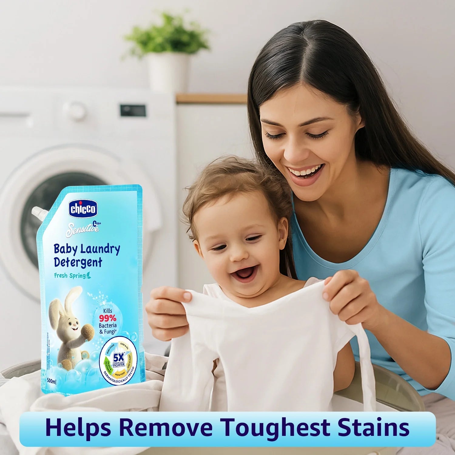 chicco Laundry Detergent Fresh Spring 500ml Refil Pack