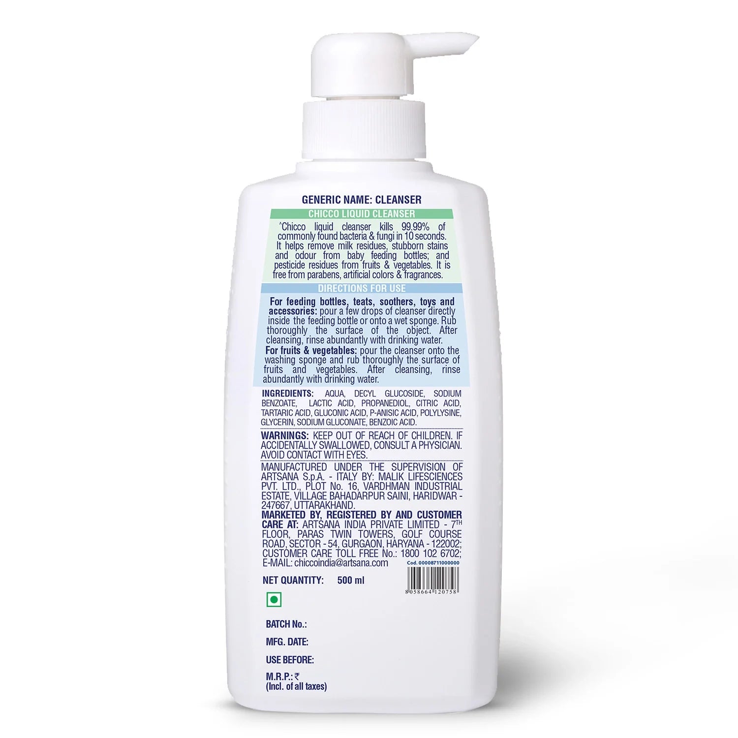 chicco Liquid Cleanser 500 ml