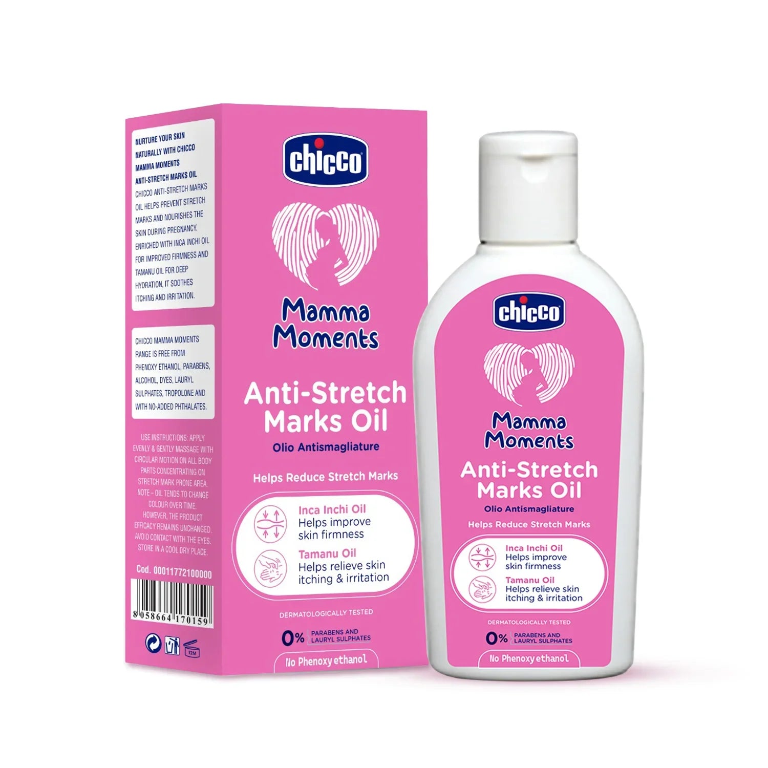 chicco Mamma Moments Anti Stretchmark Oil 100 ml