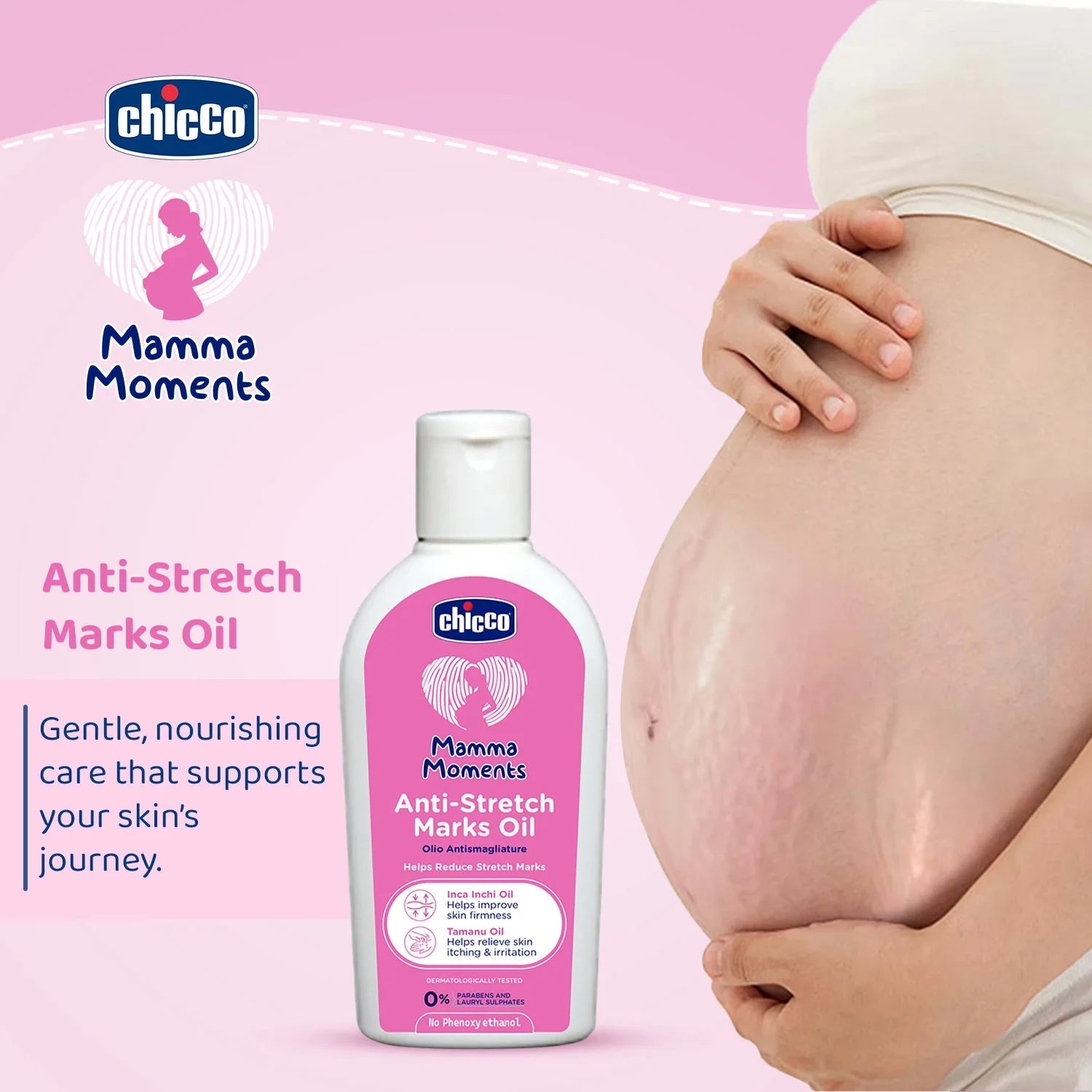 chicco Mamma Moments Anti Stretchmark Oil 100 ml