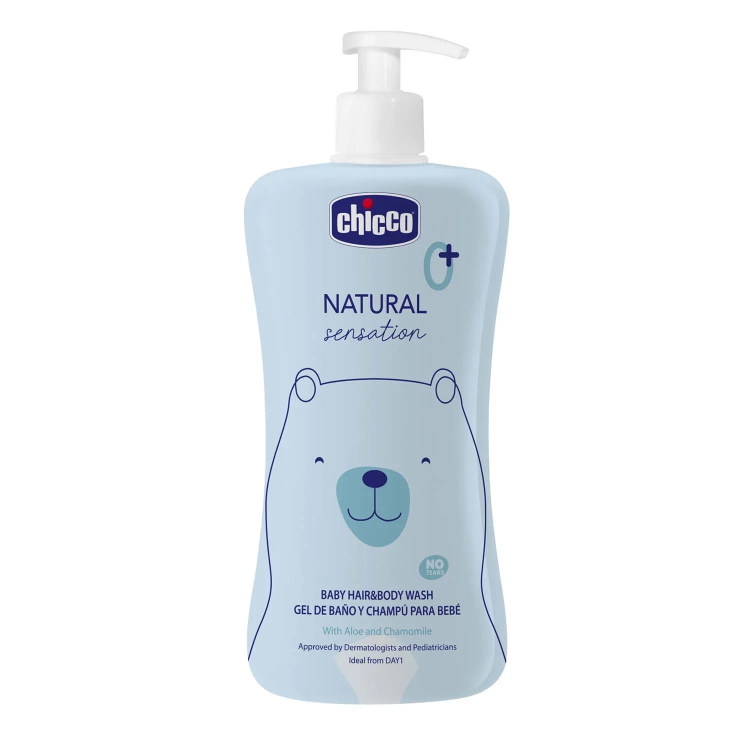 chicco Natural Sensation Baby Hair & Body Wash 500 ml