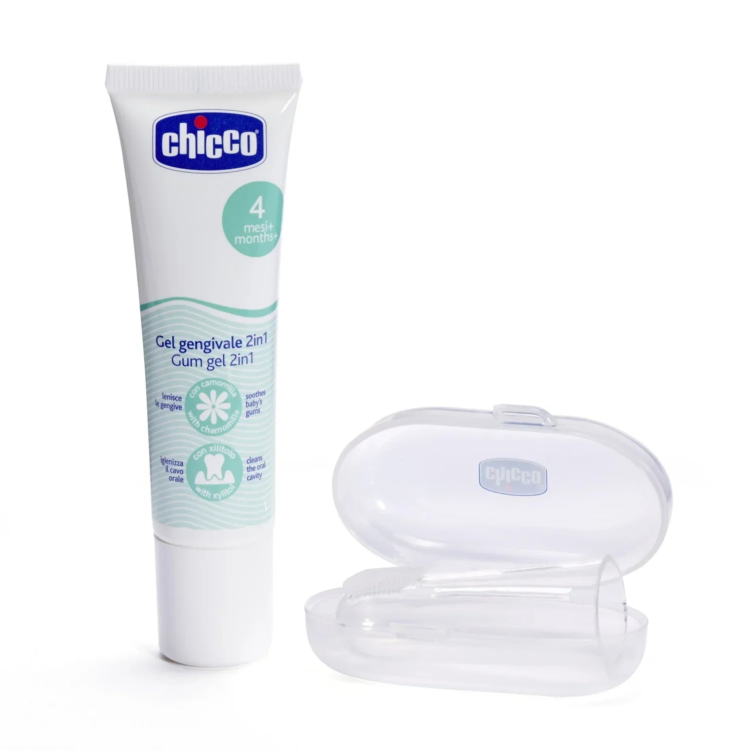 chicco New Beginning Oral Care Set (Gum Gel with Finger Brush)