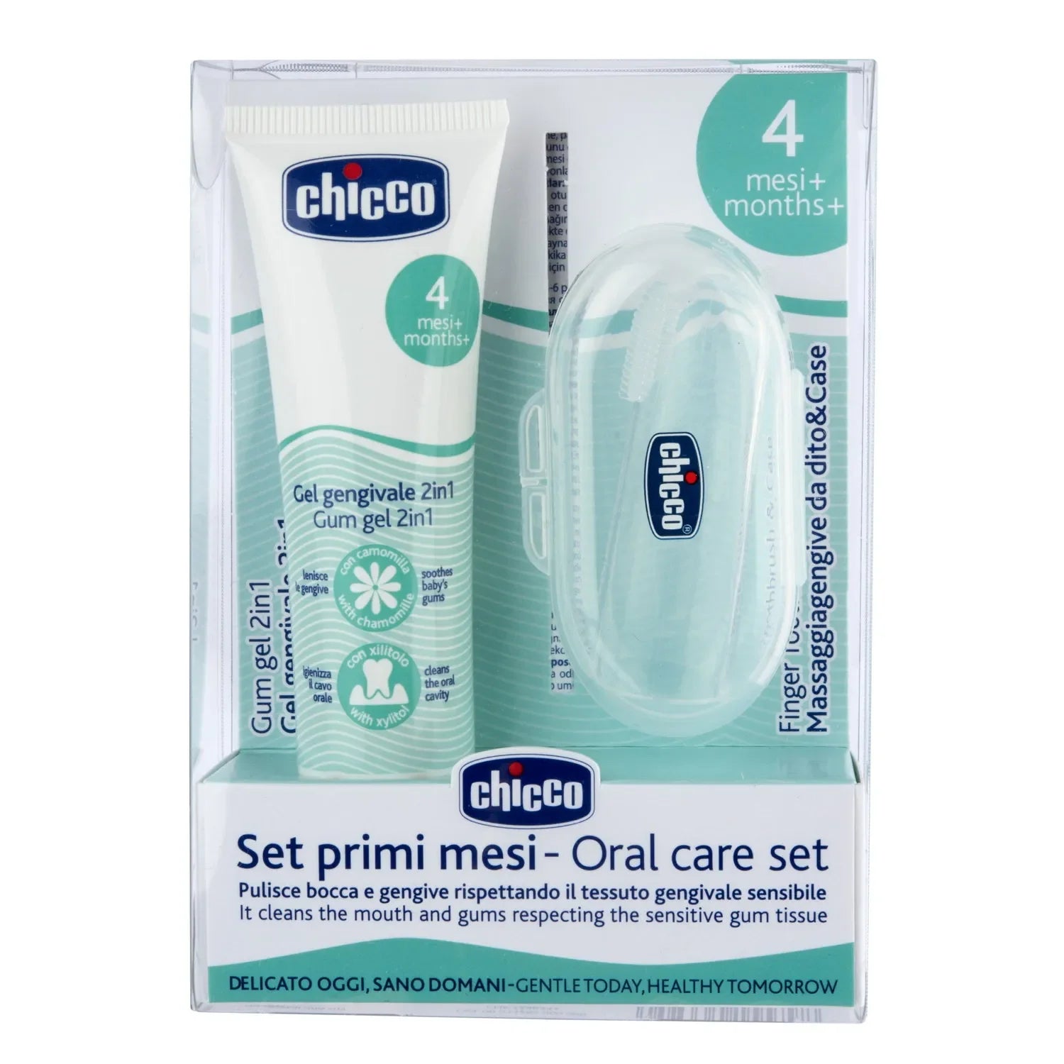 chicco New Beginning Oral Care Set (Gum Gel with Finger Brush)