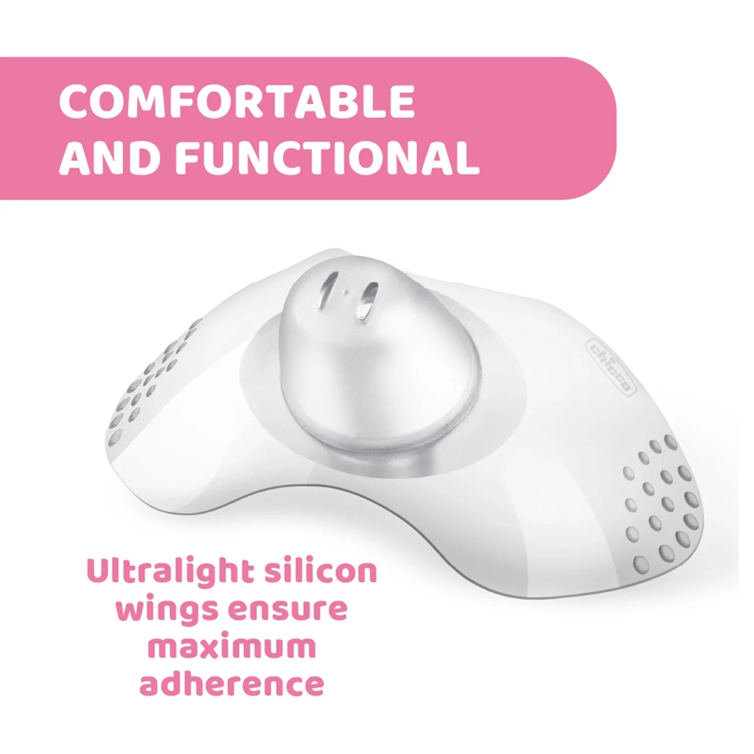 chicco Nipple Shields Silicone  S-M