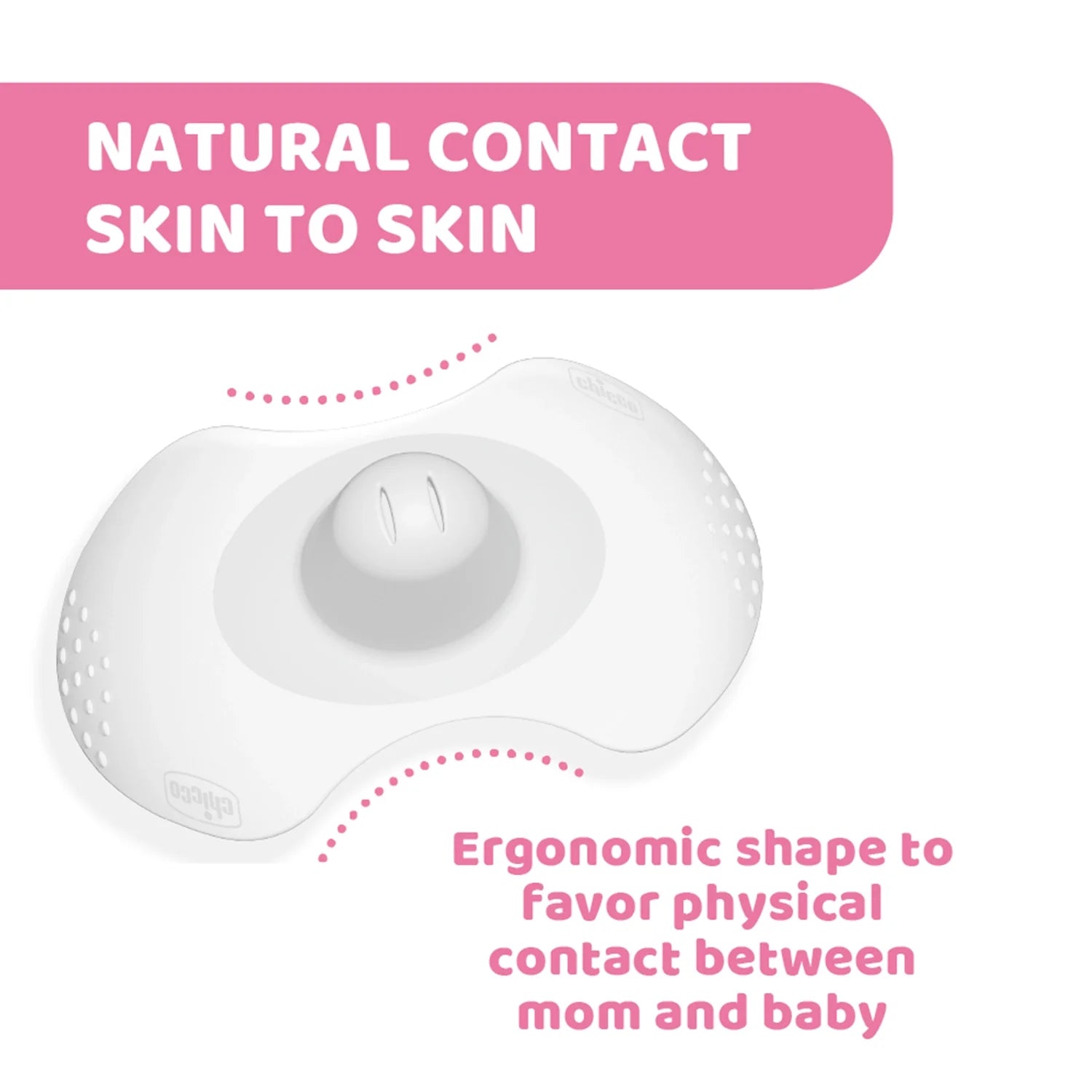chicco Nipple Shields Silicone  S-M