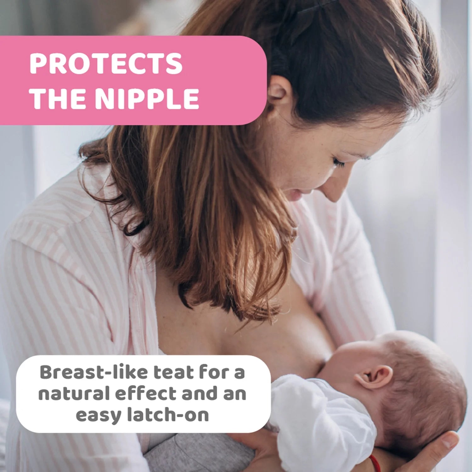 chicco Nipple Shields Silicone  S-M