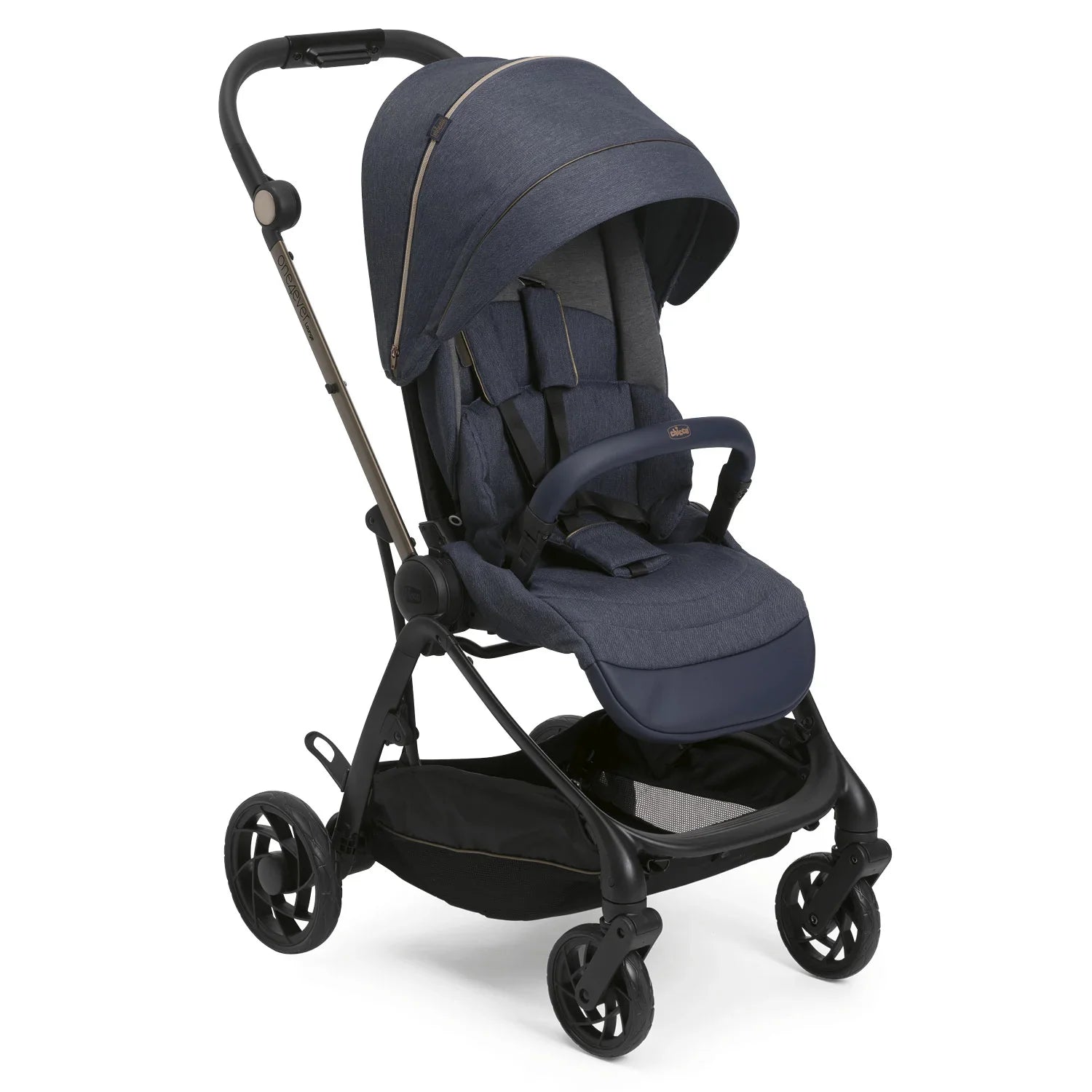 chicco One4Ever Lounge Stroller Denim Shine