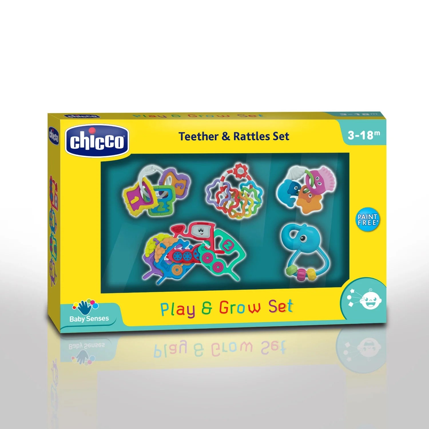 chicco Play & Grow Rattle Gift Set 5 Pcs
