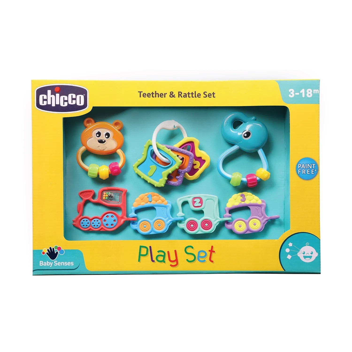 chicco Play Set Rattle Gift Set 4 Pcs