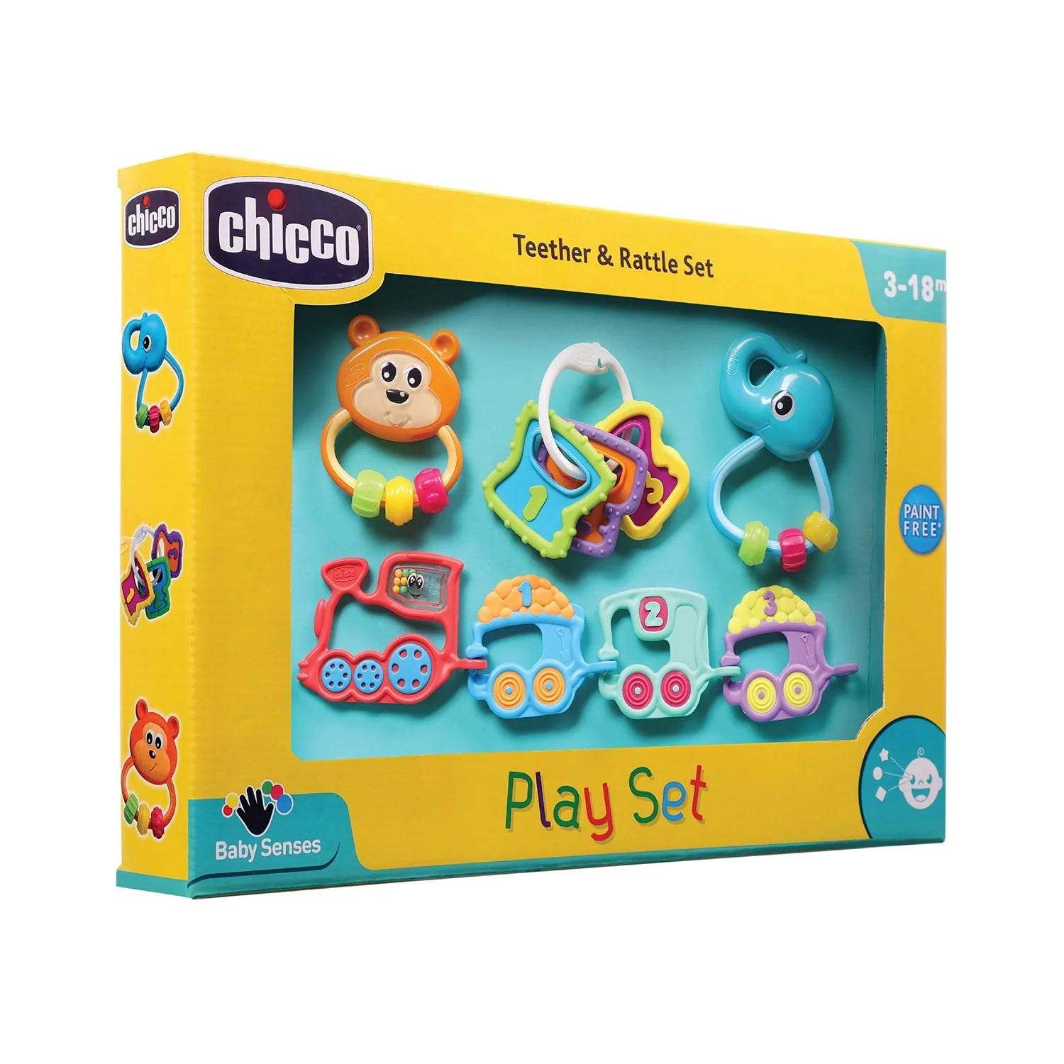 chicco Play Set Rattle Gift Set 4 Pcs