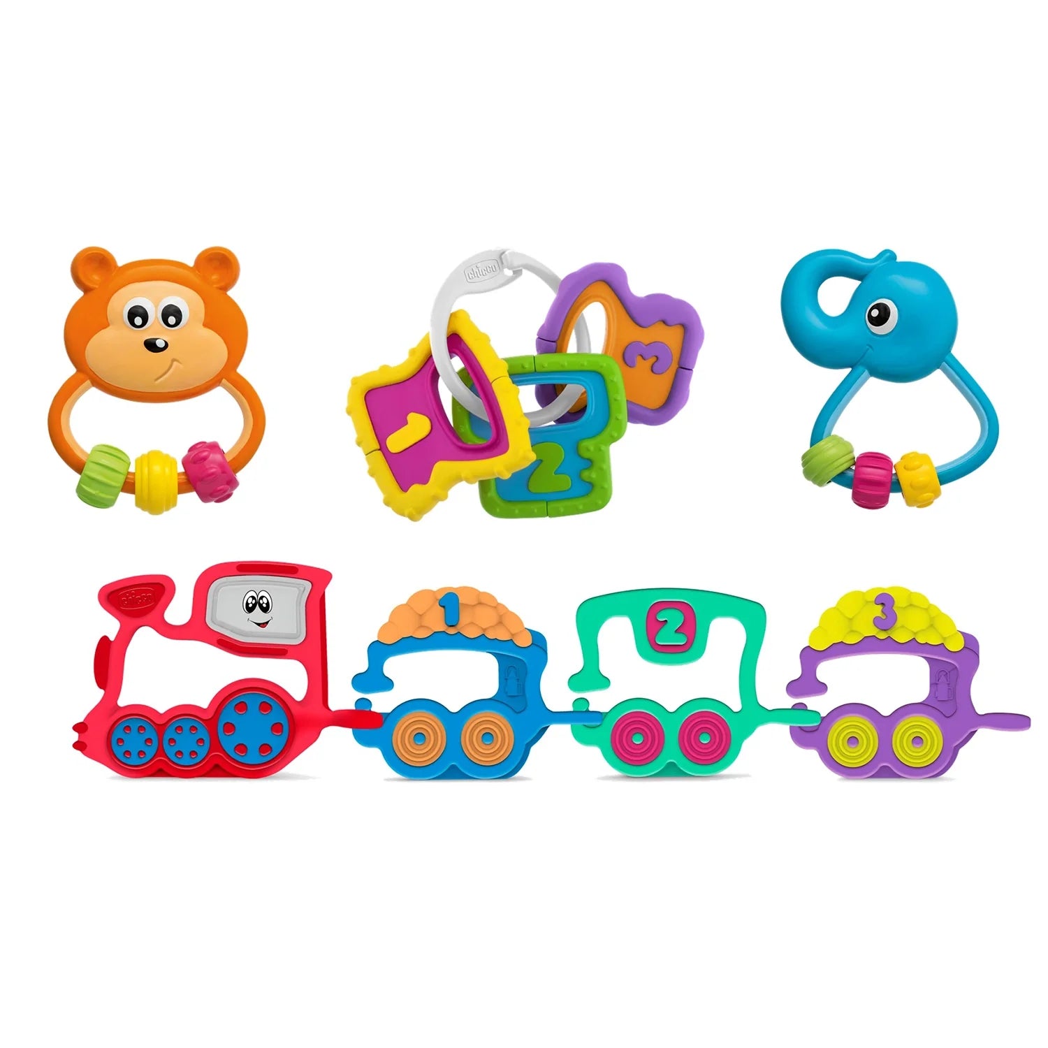 chicco Play Set Rattle Gift Set 4 Pcs