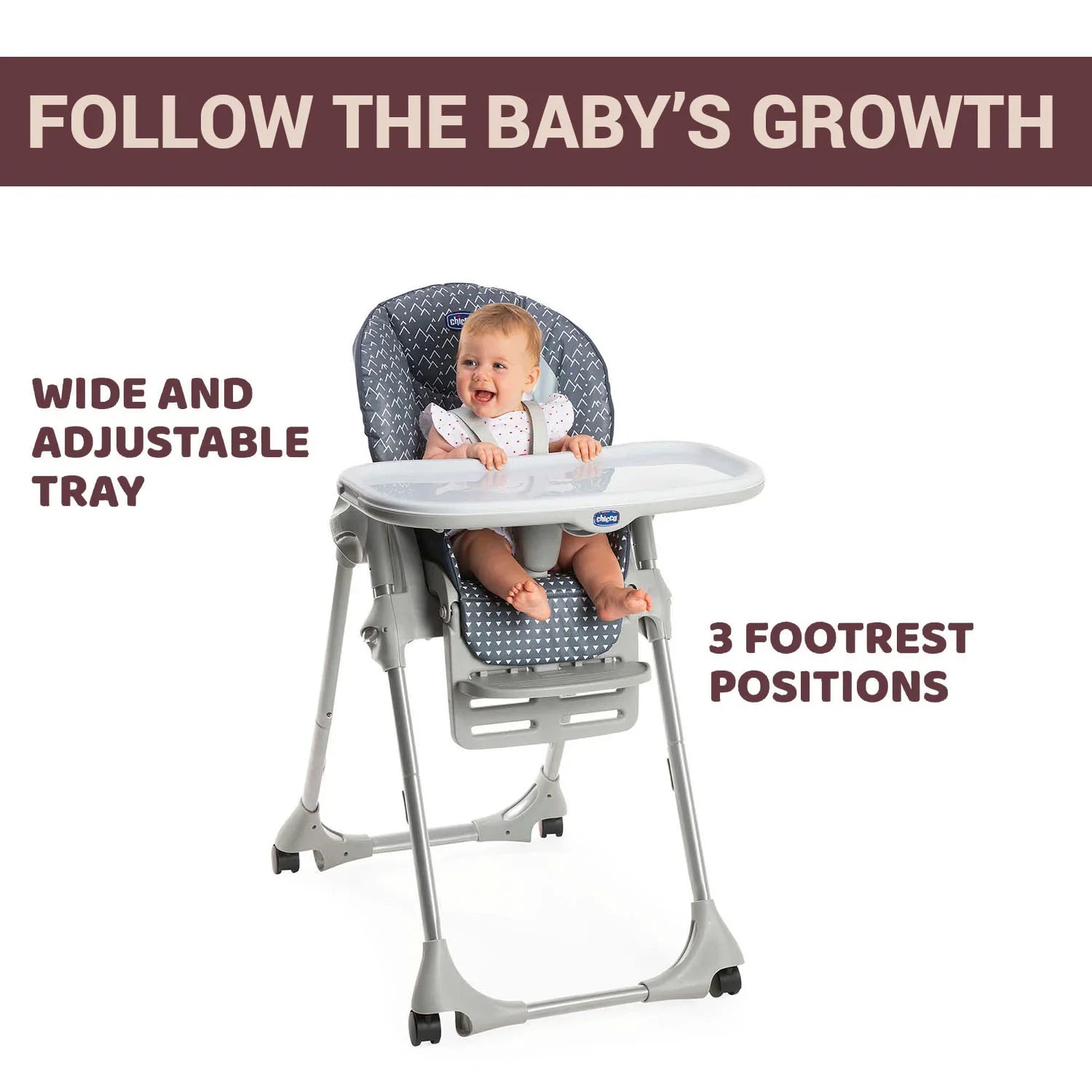 chicco Polly Easy Highchair Pinguin