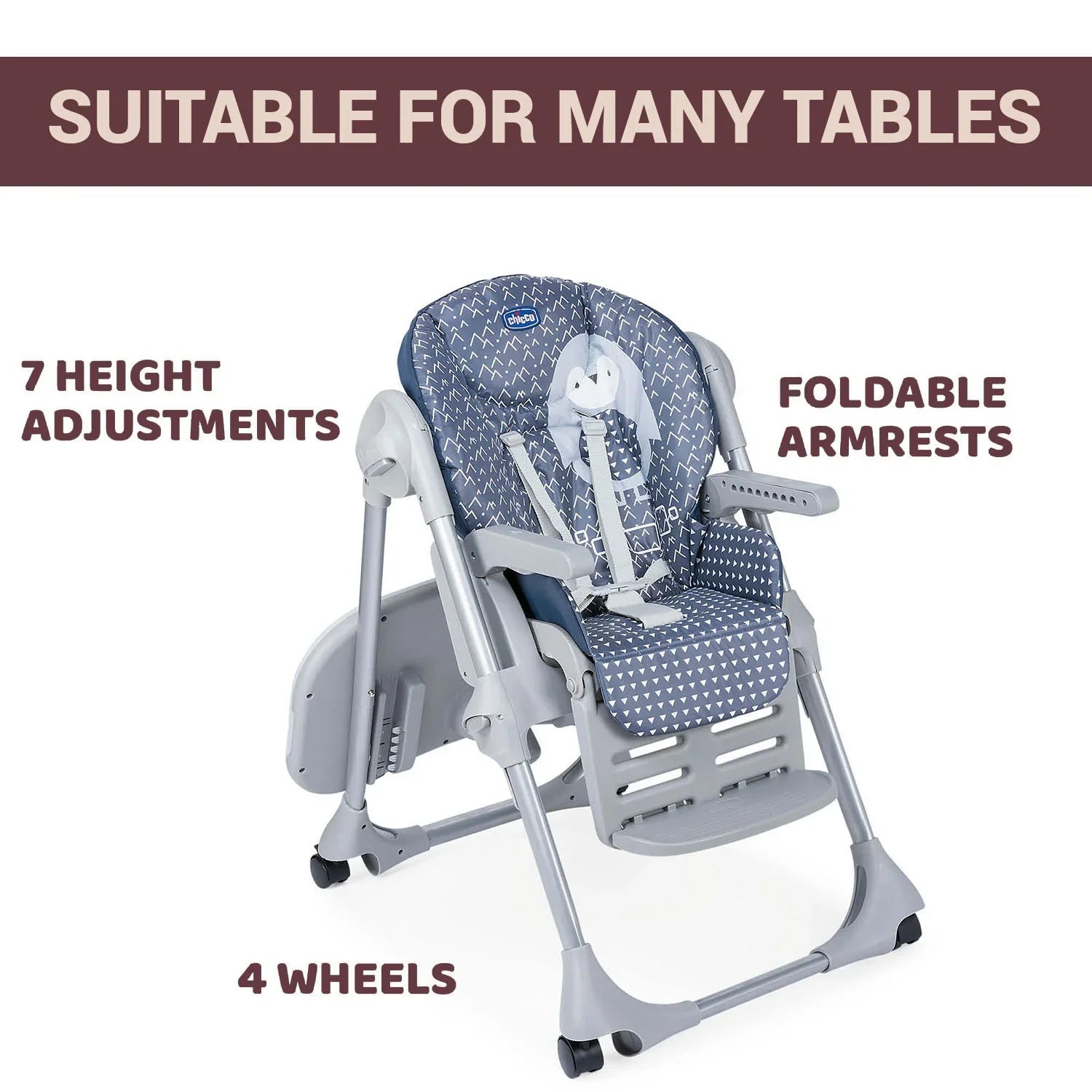 chicco Polly Easy Highchair Pinguin