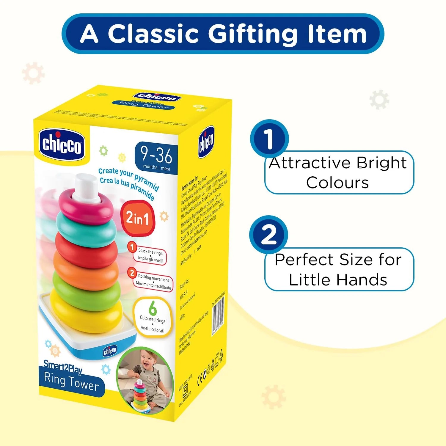 chicco Ring Tower Smart2Play Toy