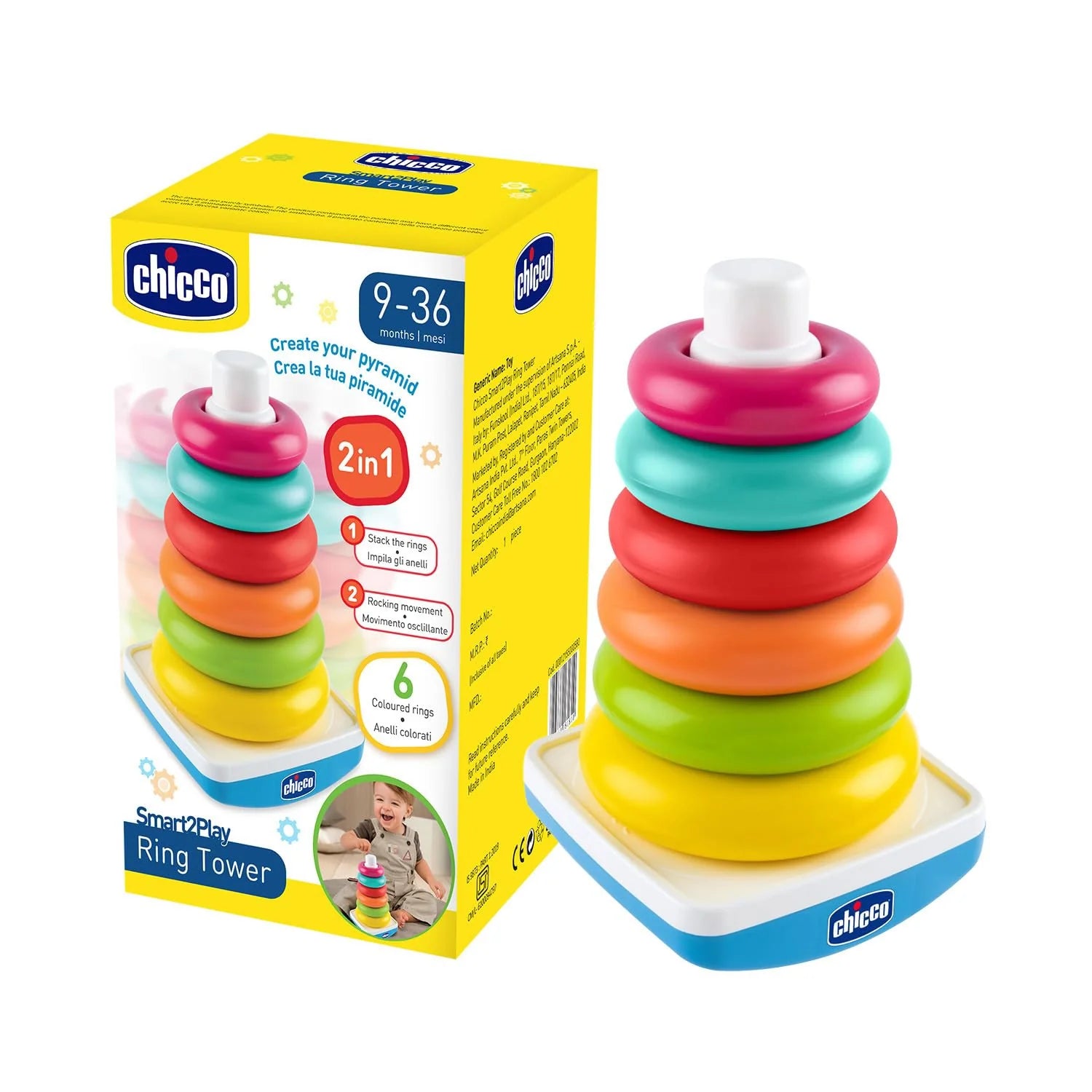 chicco Ring Tower Smart2Play Toy