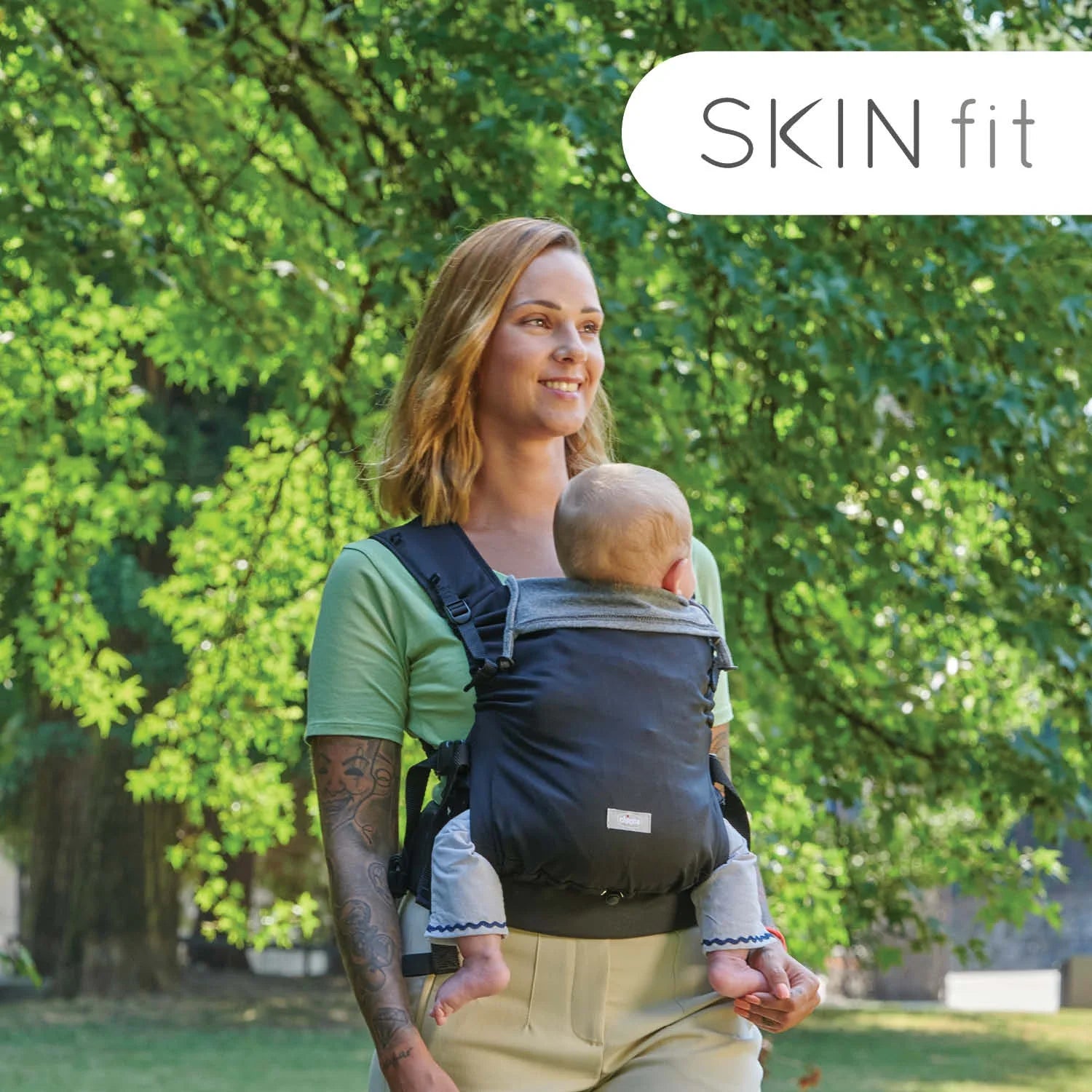 chicco Skin Fit Baby Carrier Blue Passion