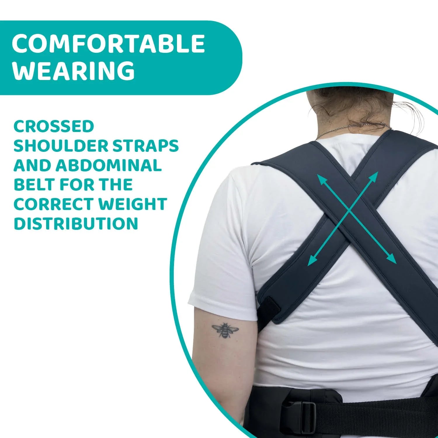 chicco Skin Fit Baby Carrier Blue Passion