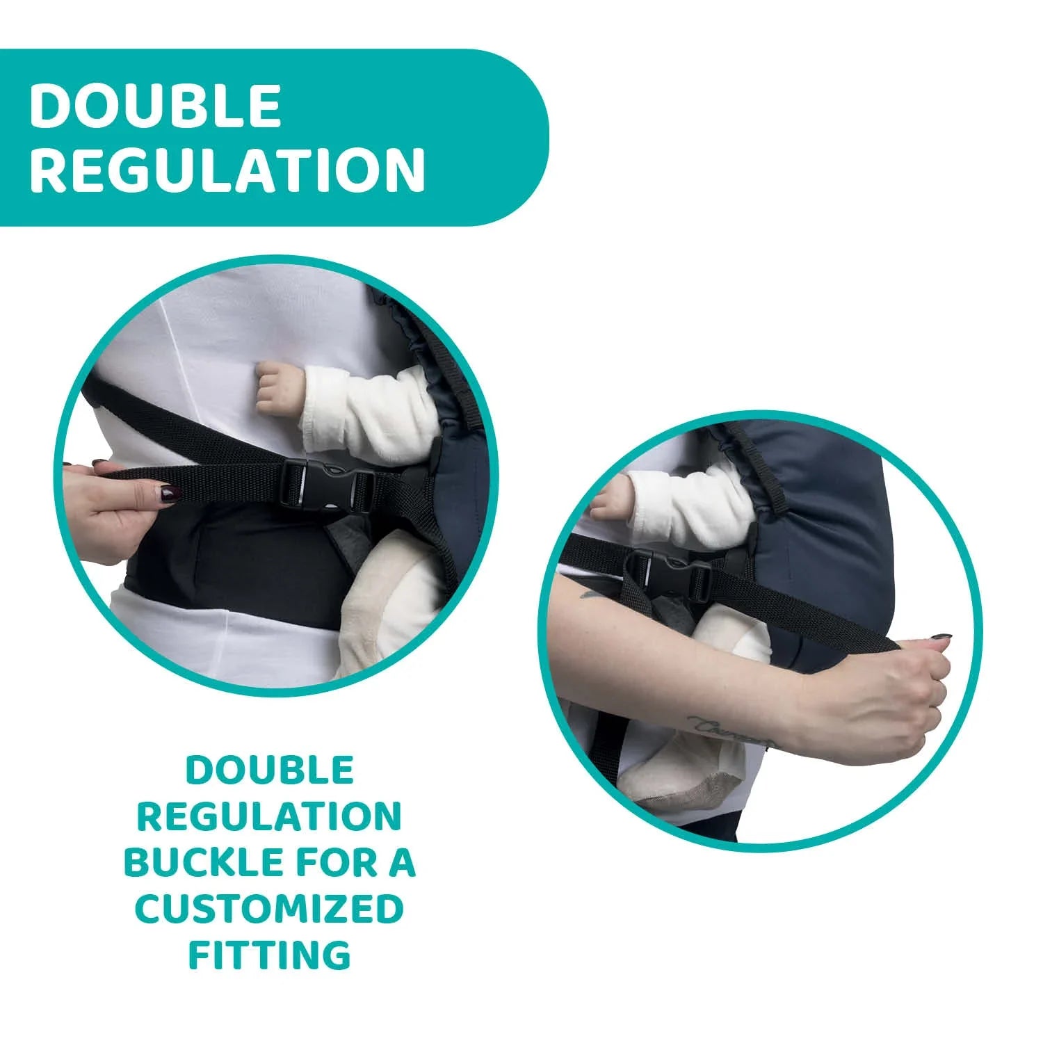 chicco Skin Fit Baby Carrier Blue Passion