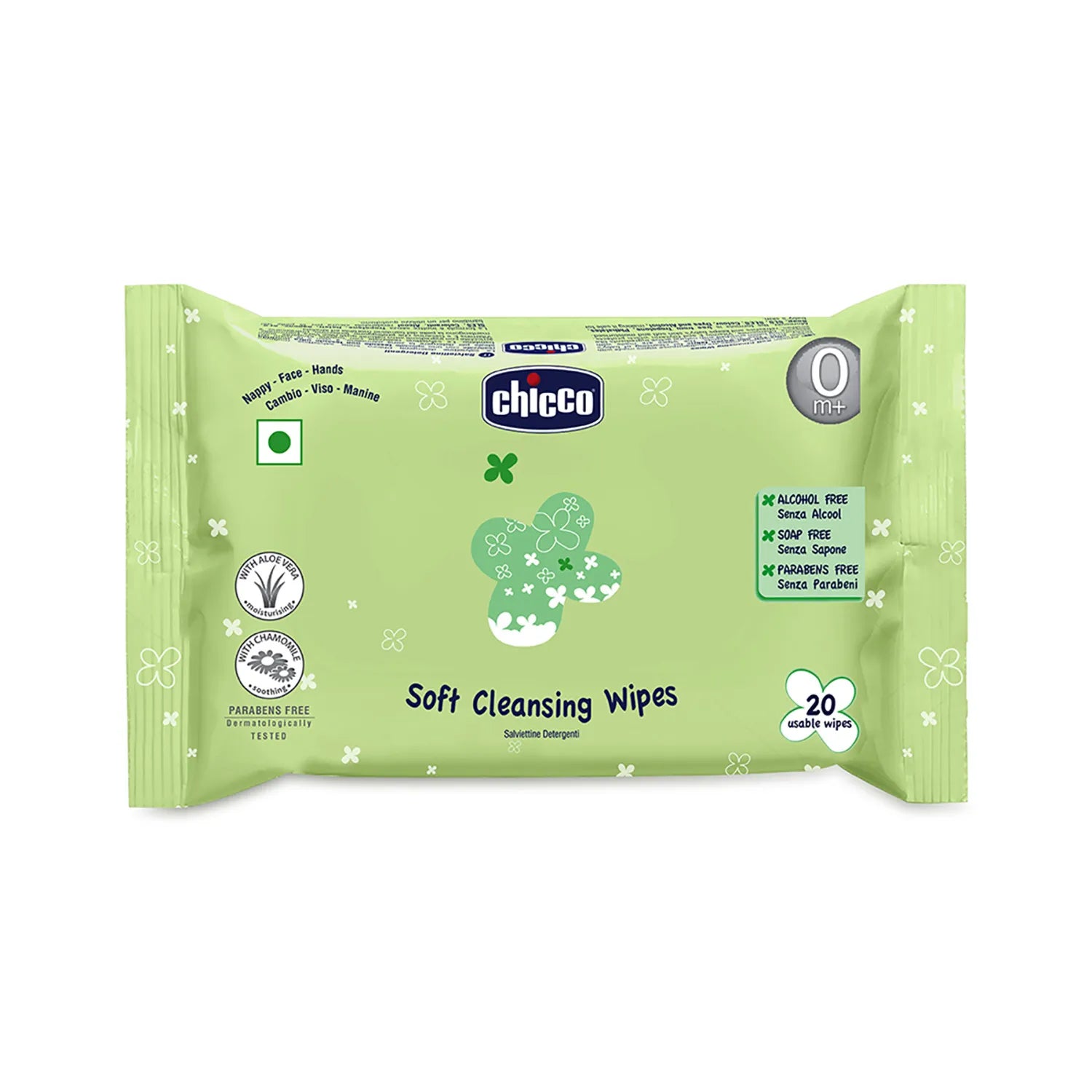 chicco Soft Cleansing Wipes Sticker 20 Pcs