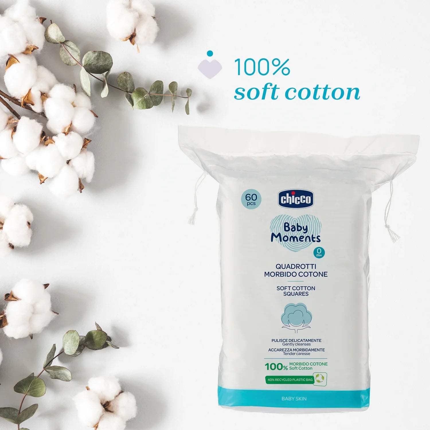 chicco Soft Cotton Square
