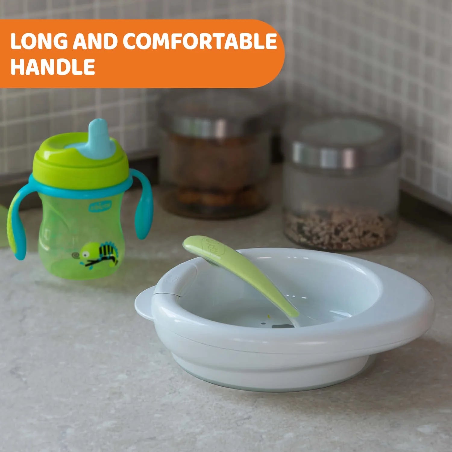 chicco Soft Silicon Spoon Bi Pack Boy 6M+