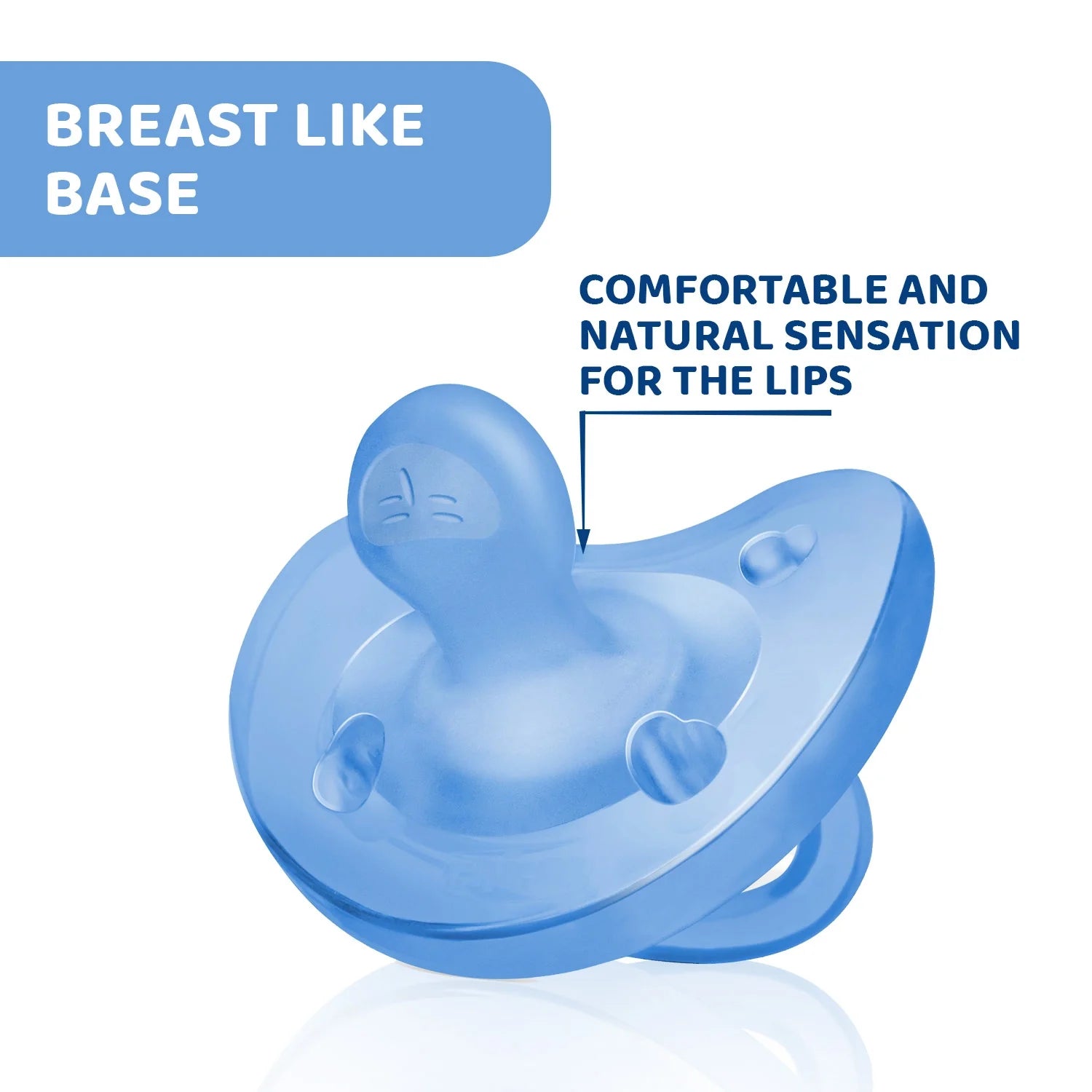 Chicco Soother Physio Soft Blue 16 to36M 1Pc