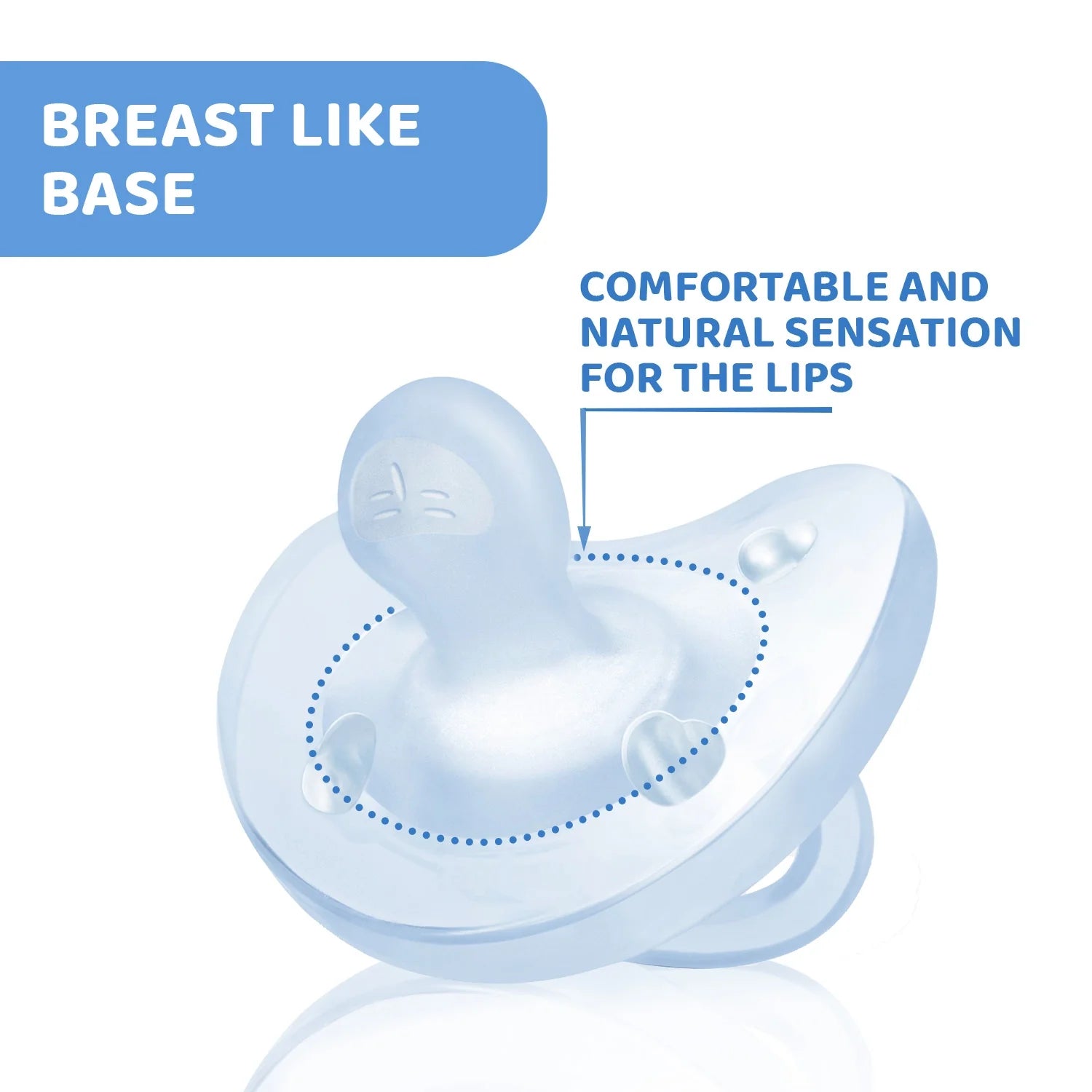 Chicco Soother Physio Soft Blue 2 to 6M 1Pc