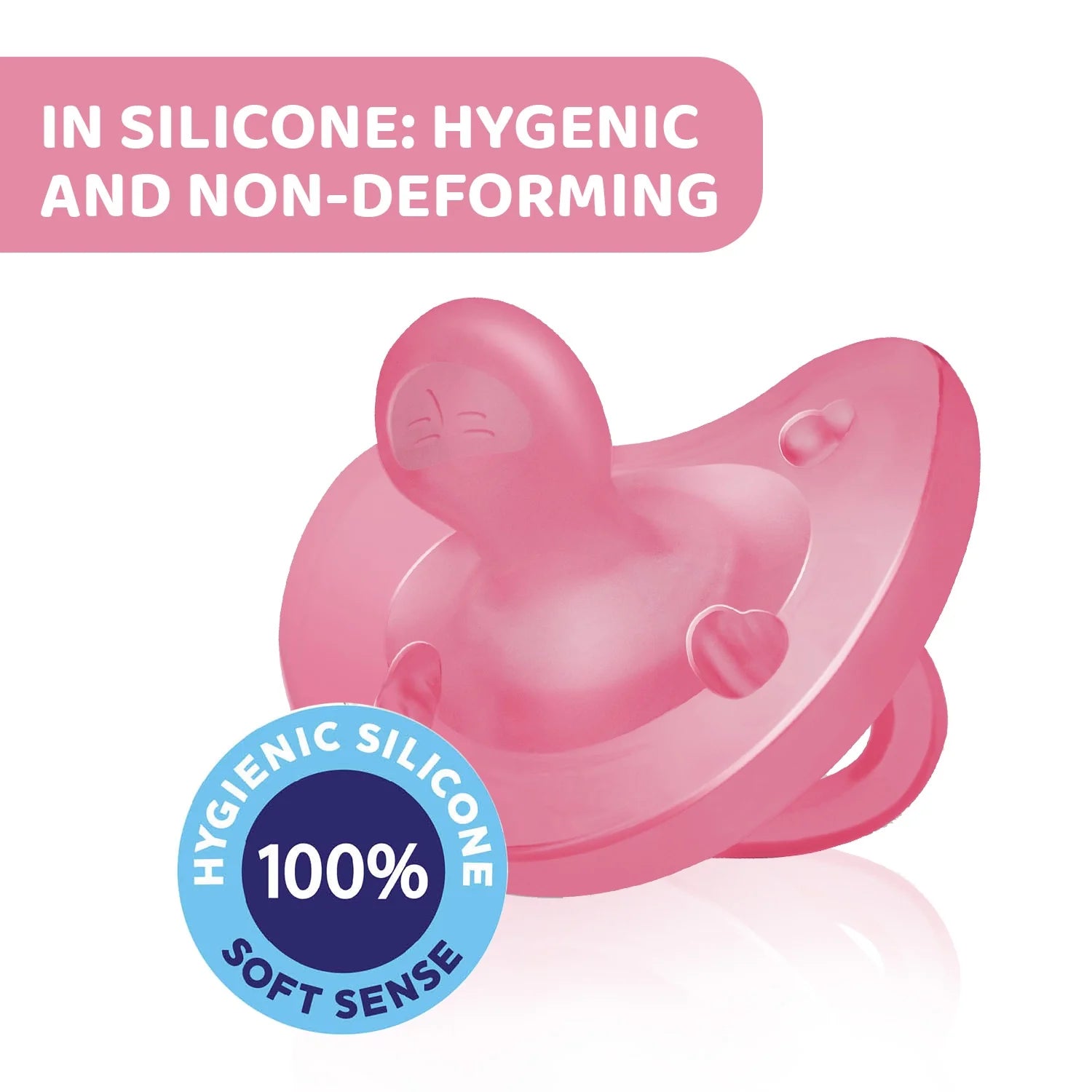 Chicco Soother Physio Soft Pink 16 to36M 1Pc
