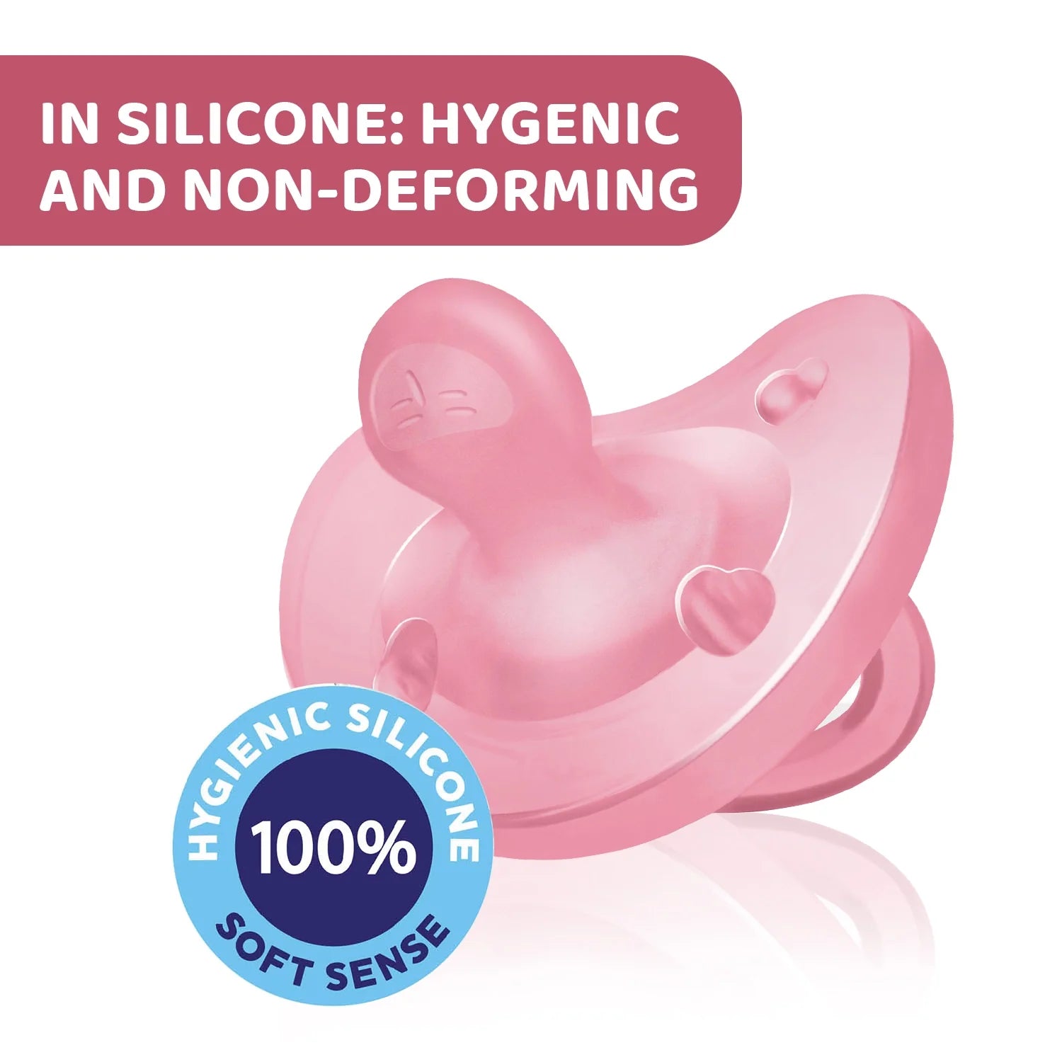 Chicco Soother Physio Soft Pink 6 to 16M 2Pcs
