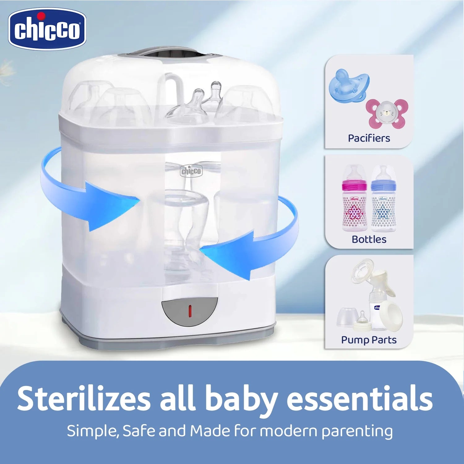 Chicco Steam Sterilizer 2 In 1