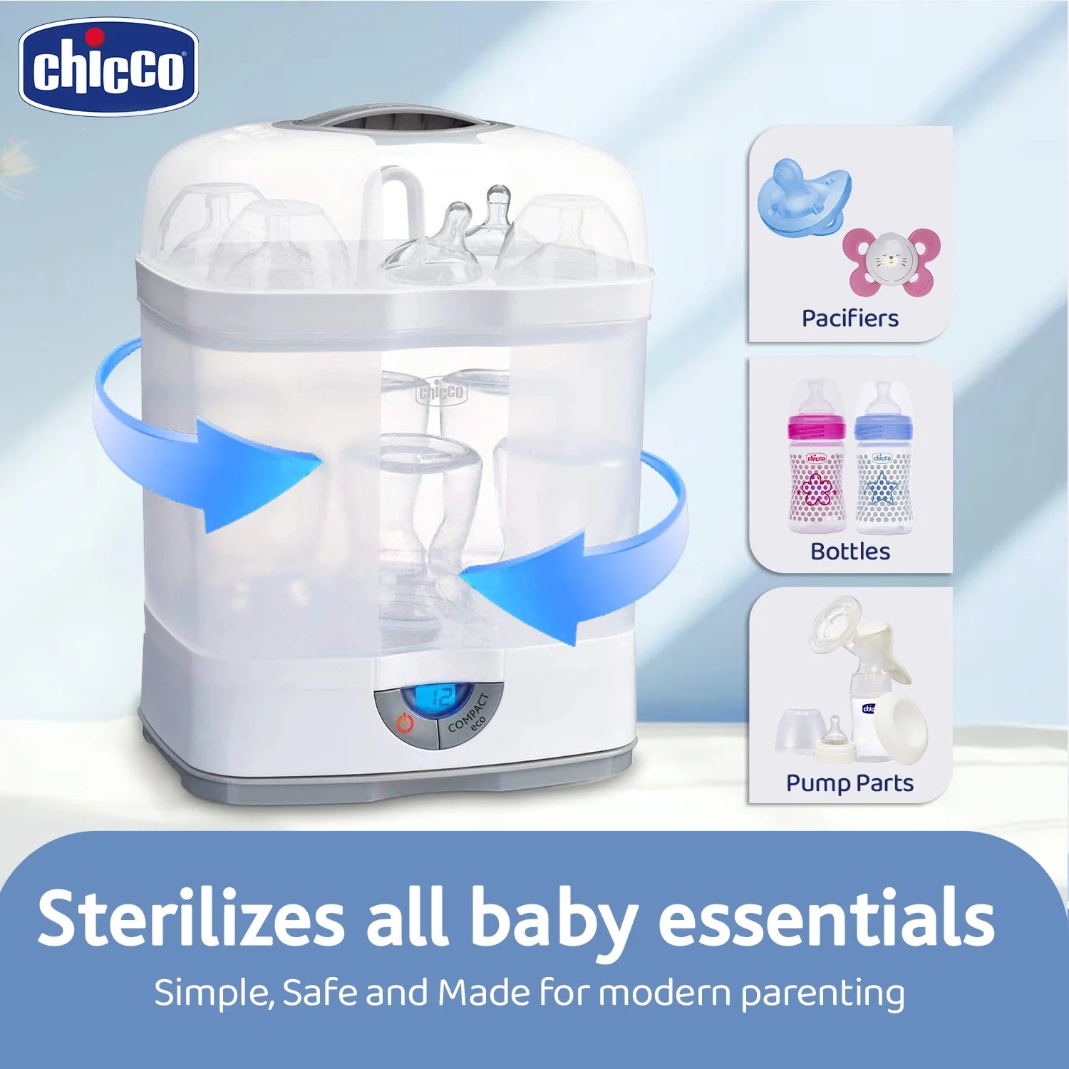 Chicco Steam Sterilizer 3 In 1