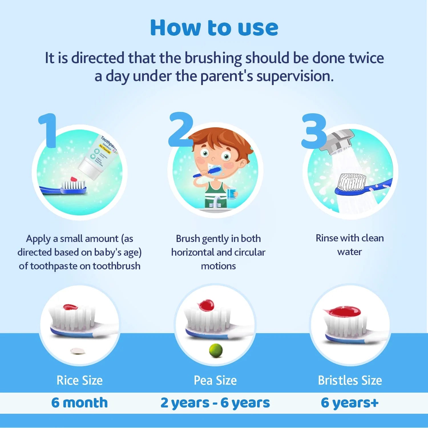 Chicco Toothbrush Blue 3Y to 8Y