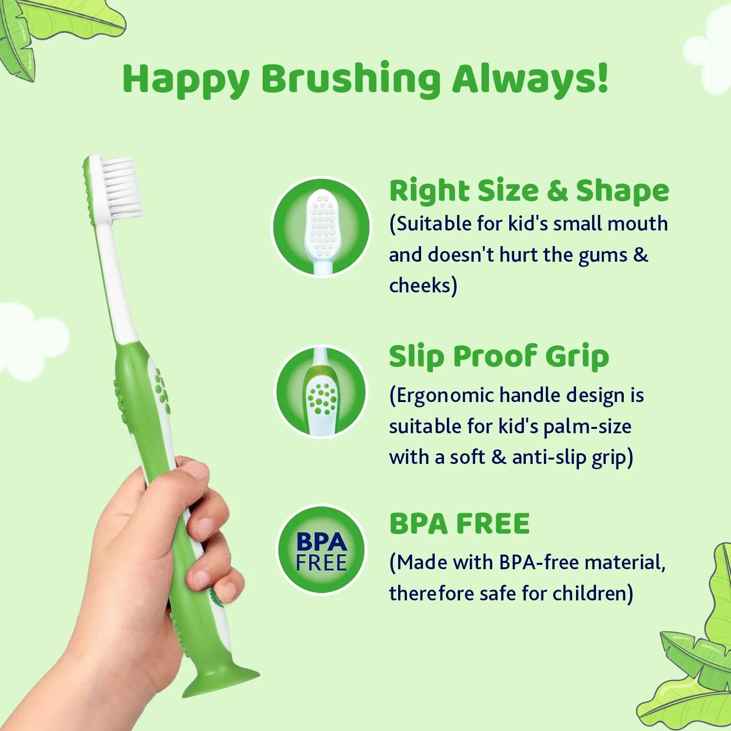 Chicco Toothbrush Green 3Y to 8Y