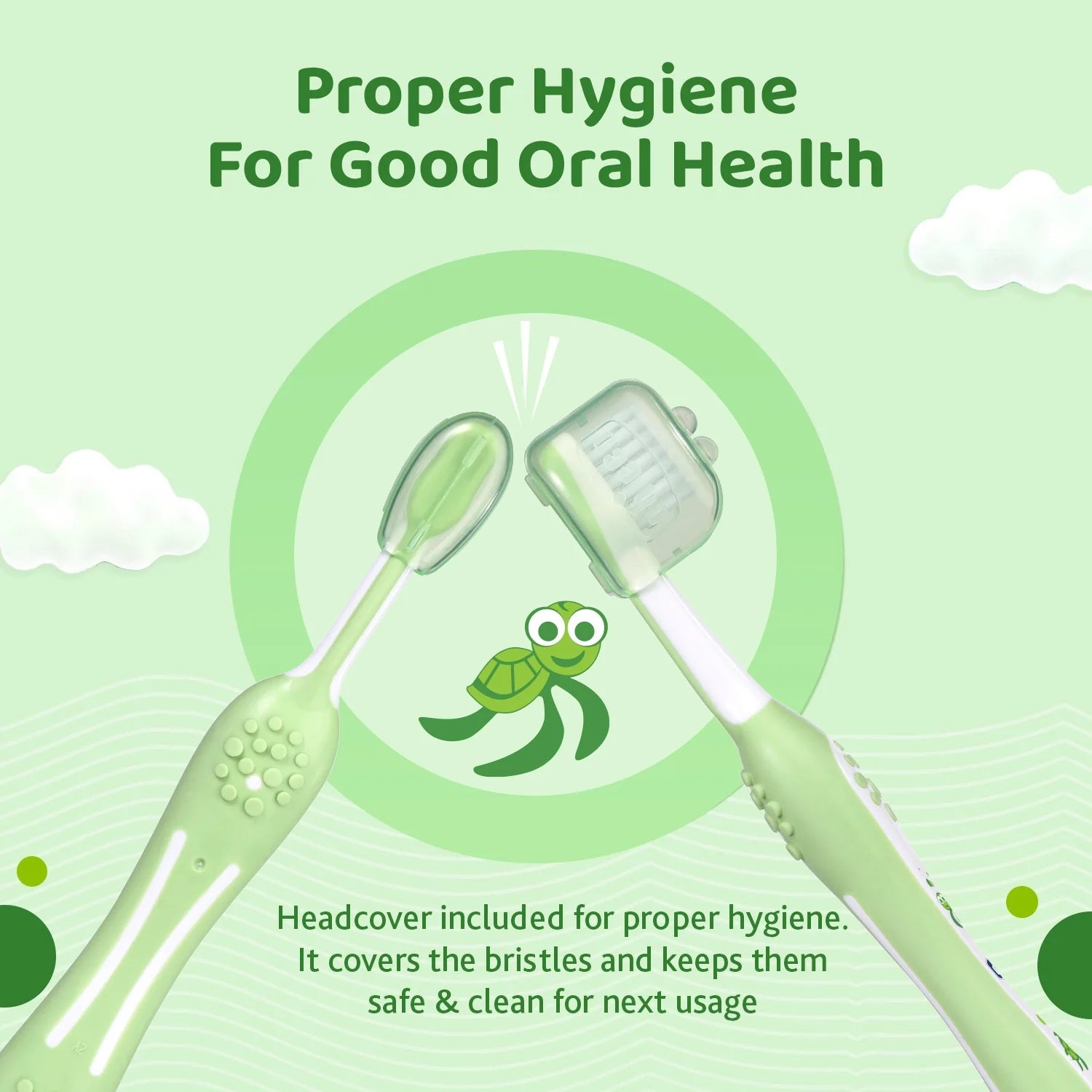 Chicco Toothbrush Green 6M to 36M