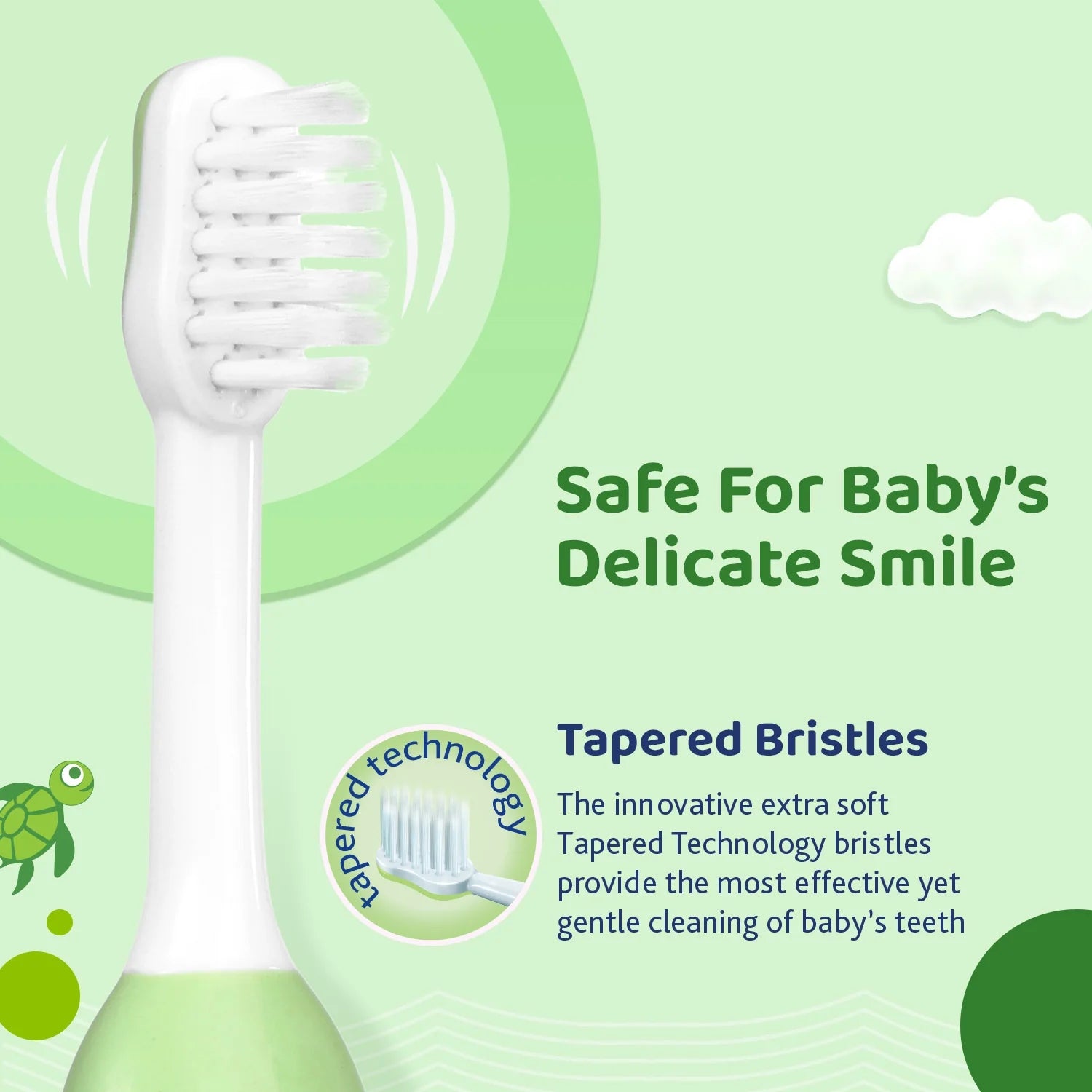 Chicco Toothbrush Green 6M to 36M
