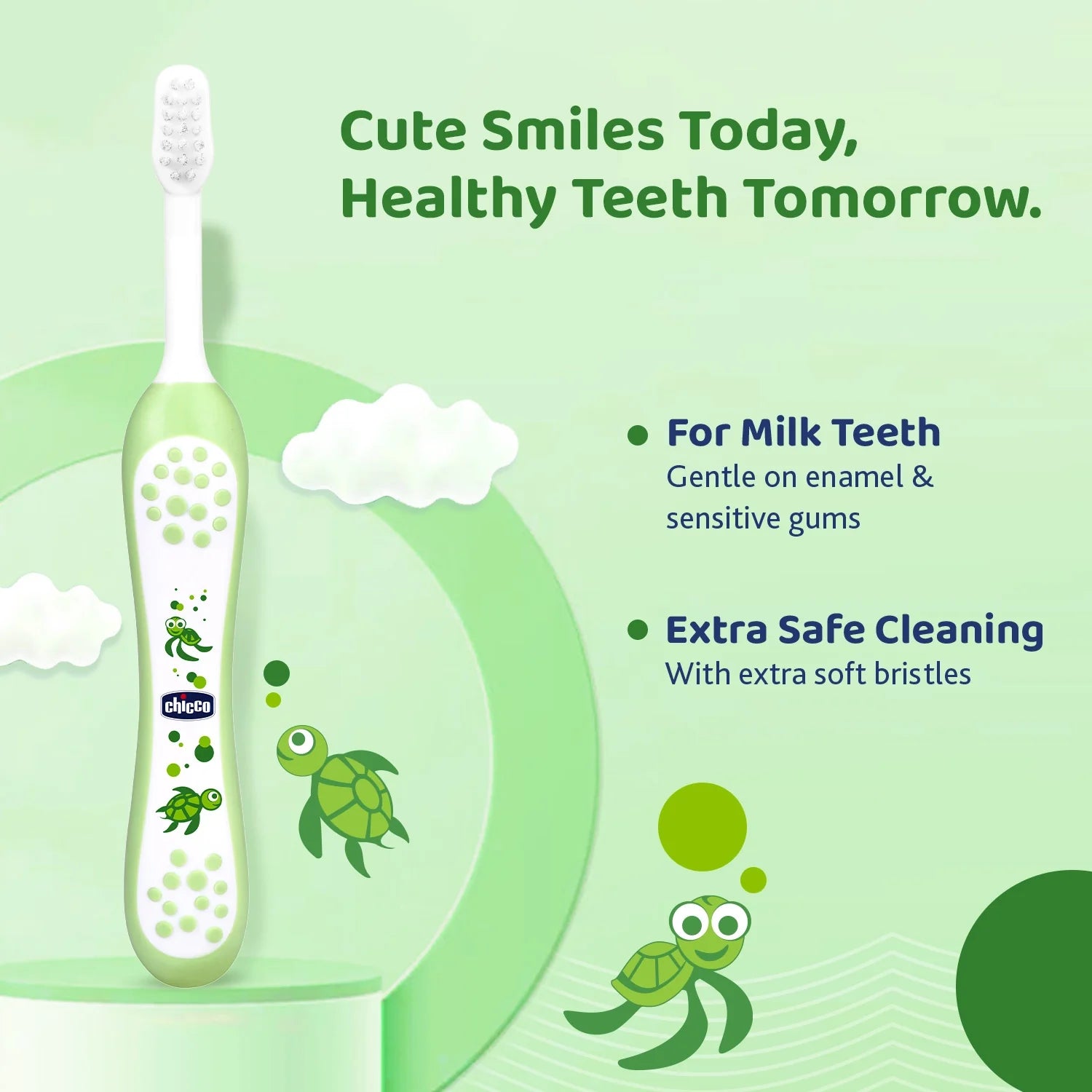 Chicco Toothbrush Green 6M to 36M
